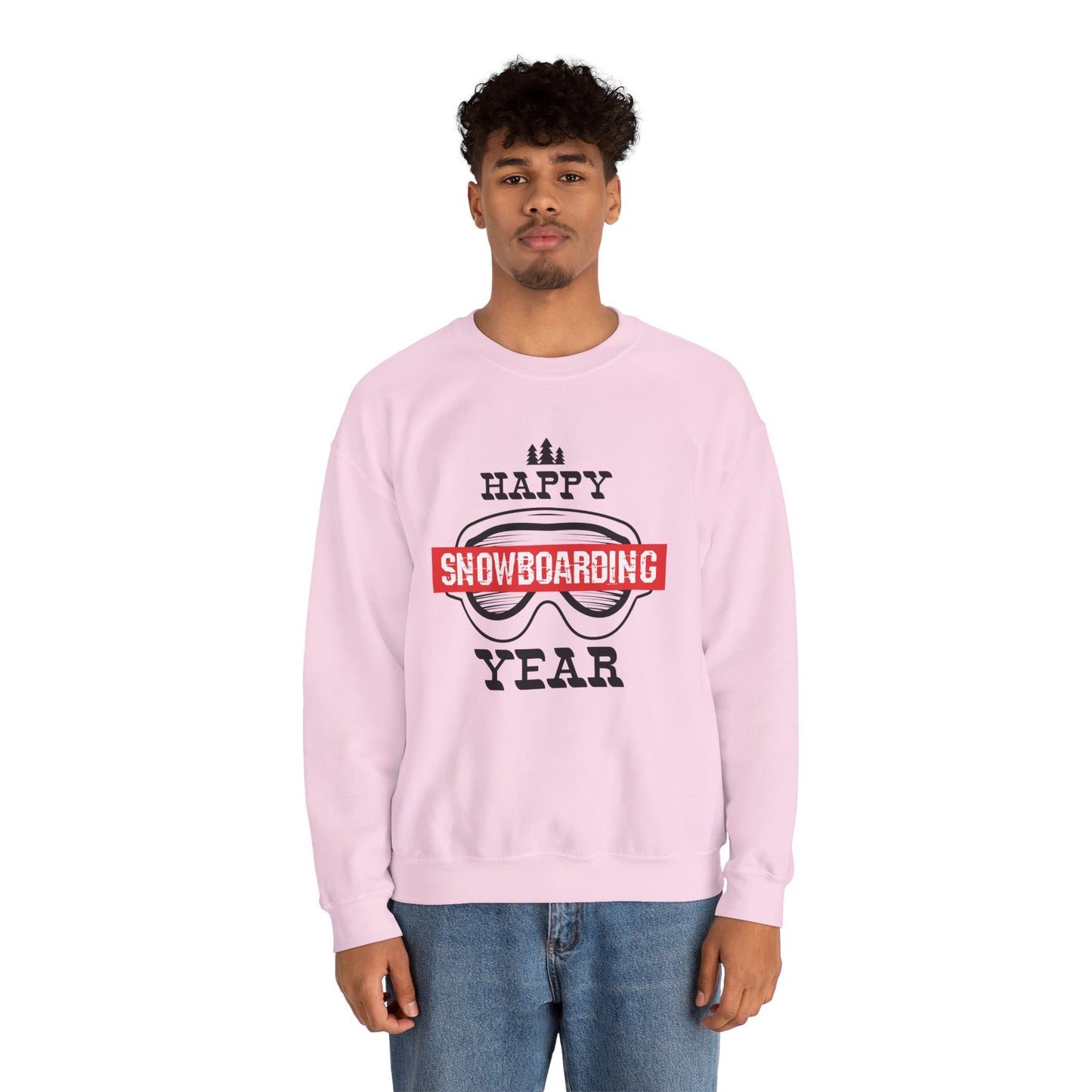 Happy Snowboarding Year - Unisex Heavy Blend™ Crewneck Sweatshirt