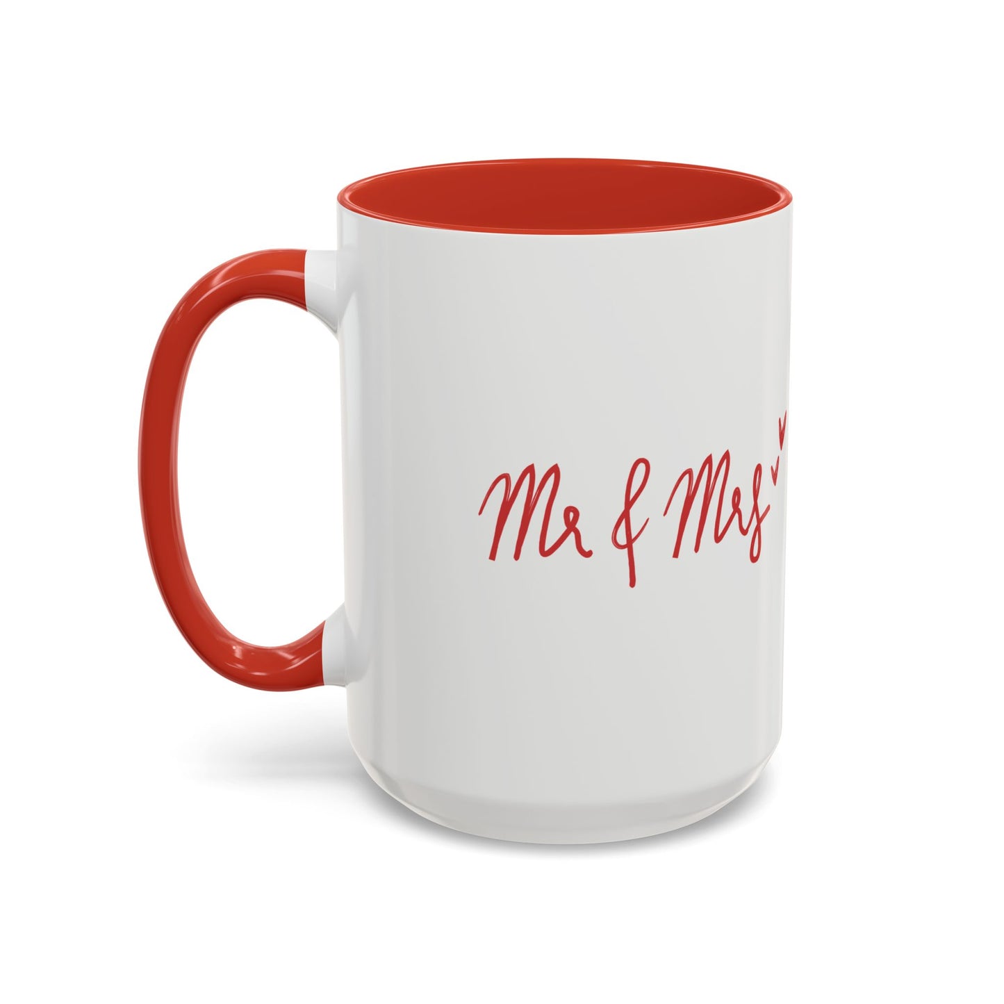 Mr & Mrs, Photo Customizable - Accent Coffee Mug (11, 15oz) - 10962