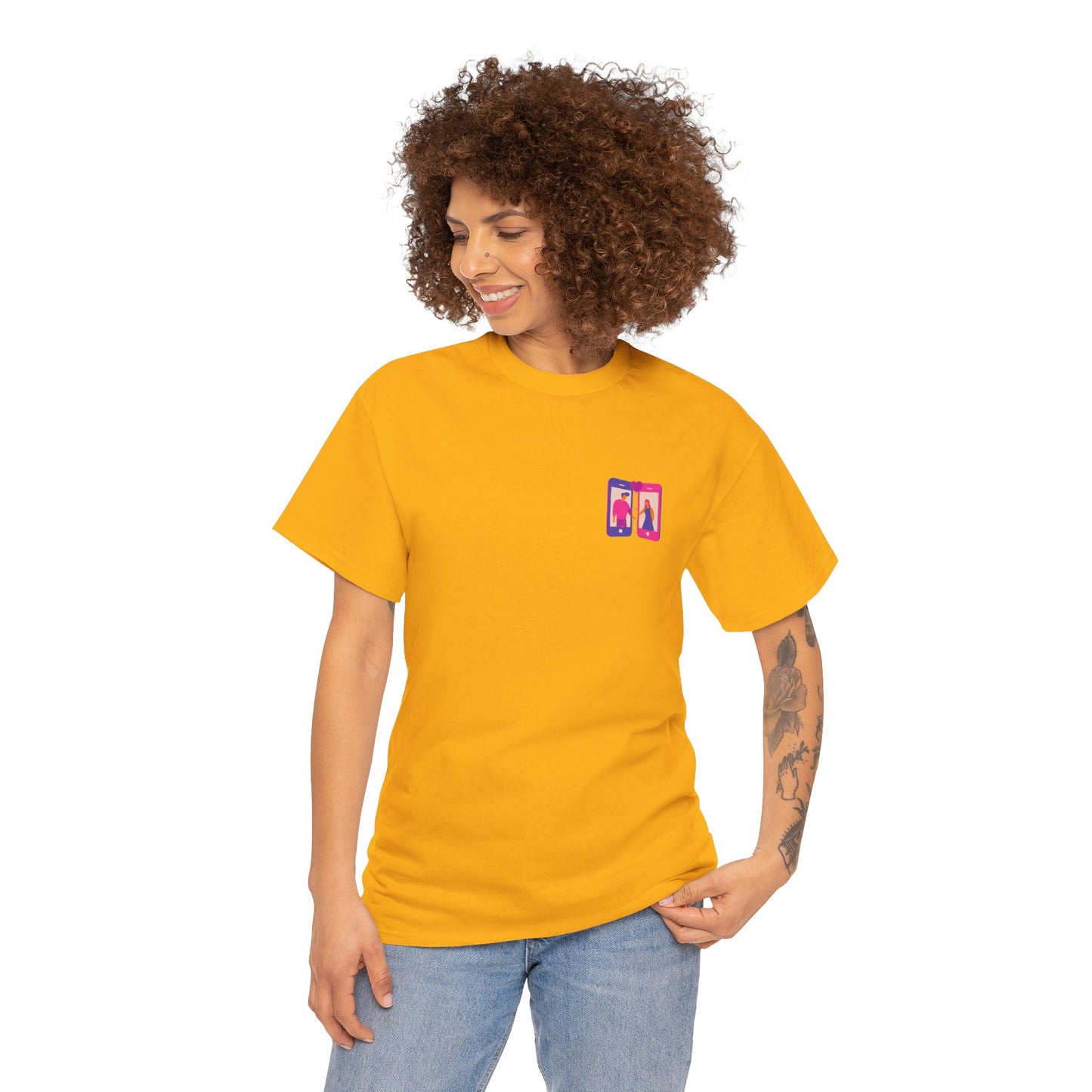Love Sees Imperfection Perfectly - Unisex Heavy Cotton Tee - 11571