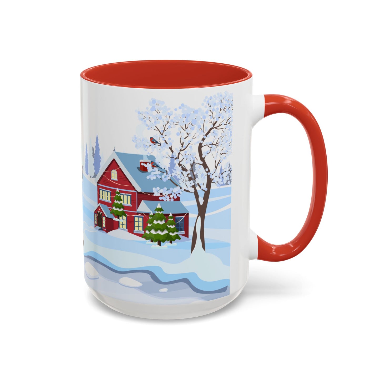 Winter Day Outside - Accent Coffee Mug (11, 15oz) - 10453