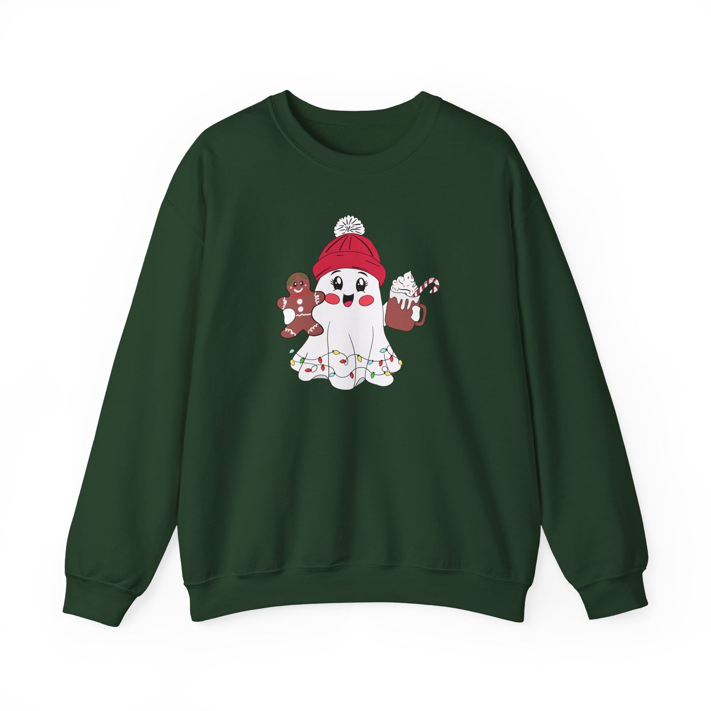 Christmas Ghost - Unisex Heavy Blend™ Crewneck Sweatshirt - 10394