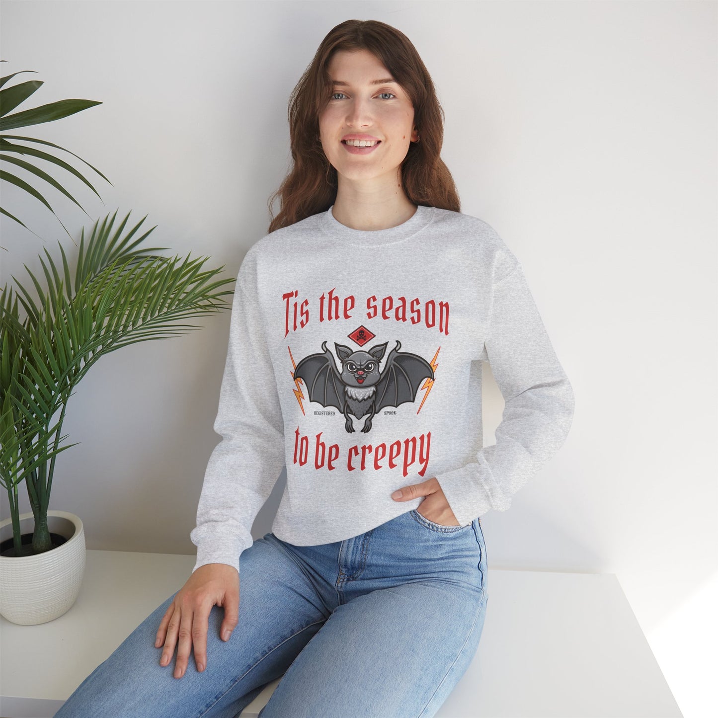 This, the Season to Be Creepy - Unisex Heavy Blend™ Crewneck Sweatshirt - 13808