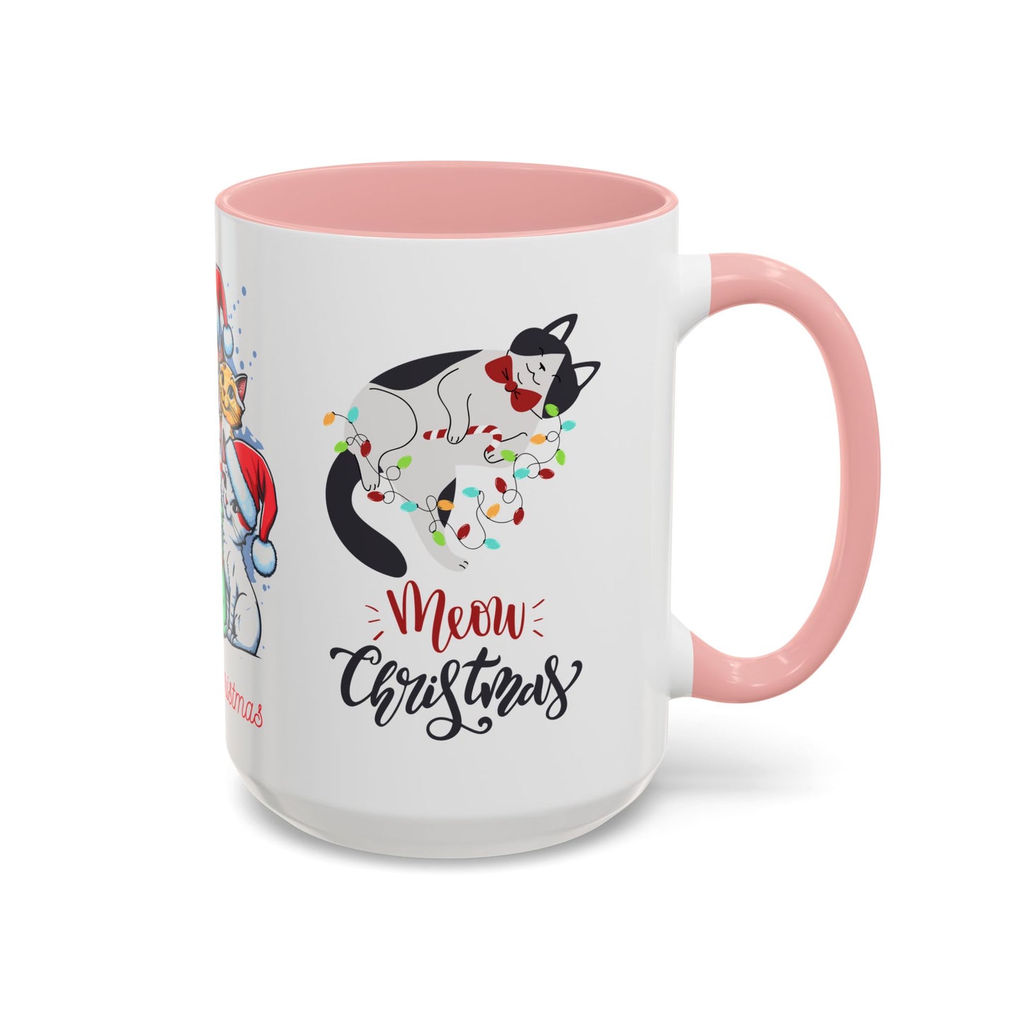 Meowy Christmas - Accent Coffee Mug (11, 15oz)