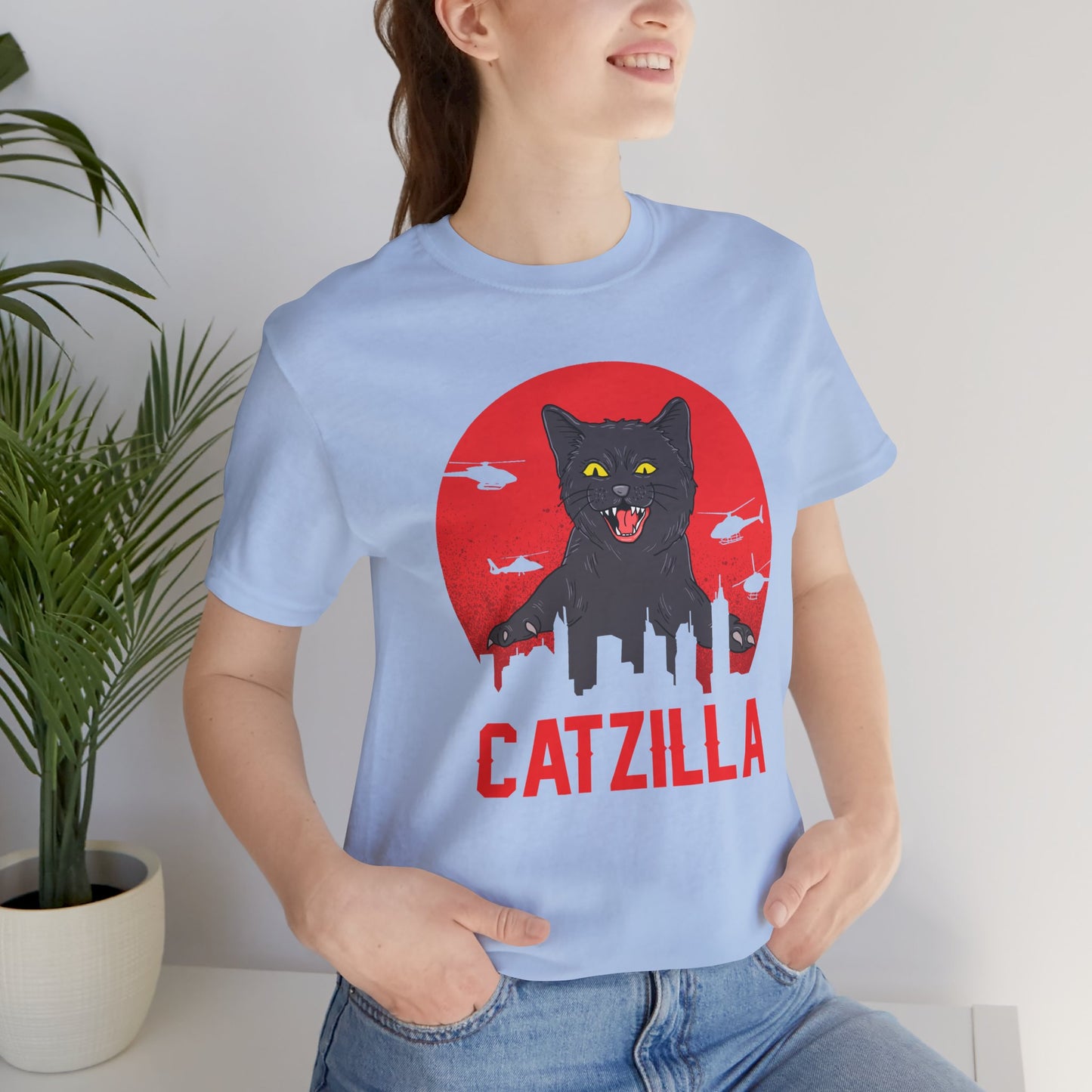 Catzilla - Unisex Jersey Short Sleeve Tee