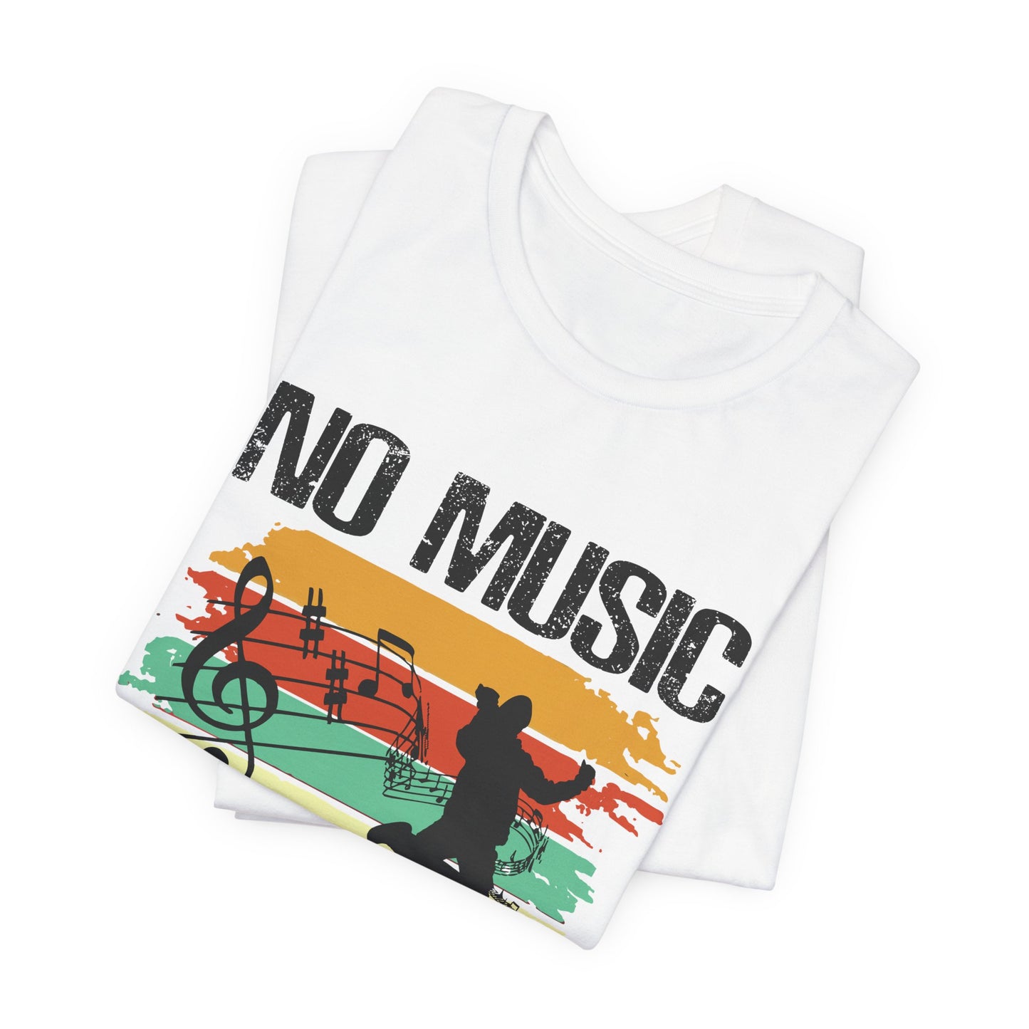 No Music No Life - Unisex Jersey Short Sleeve Tee