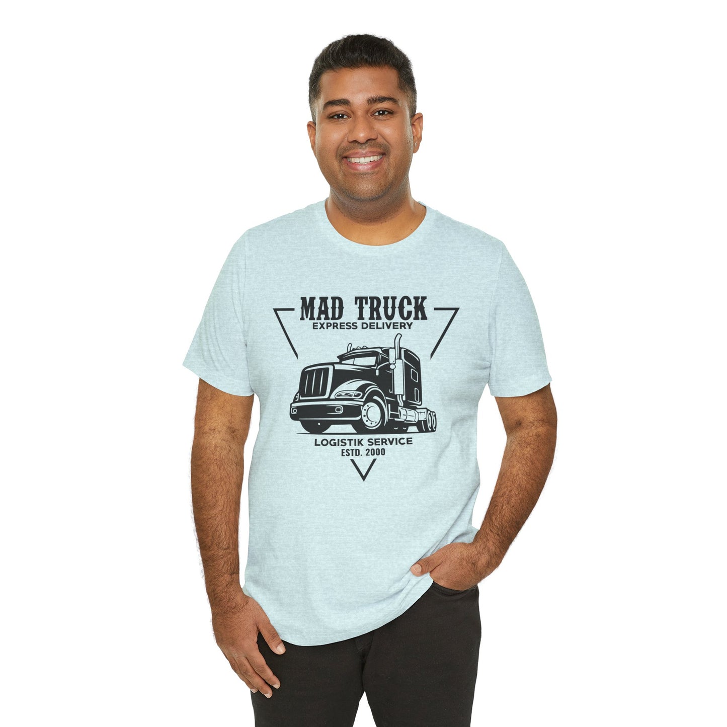 Mad Truck Express Delivery - Unisex Jersey Short Sleeve Tee - 13008