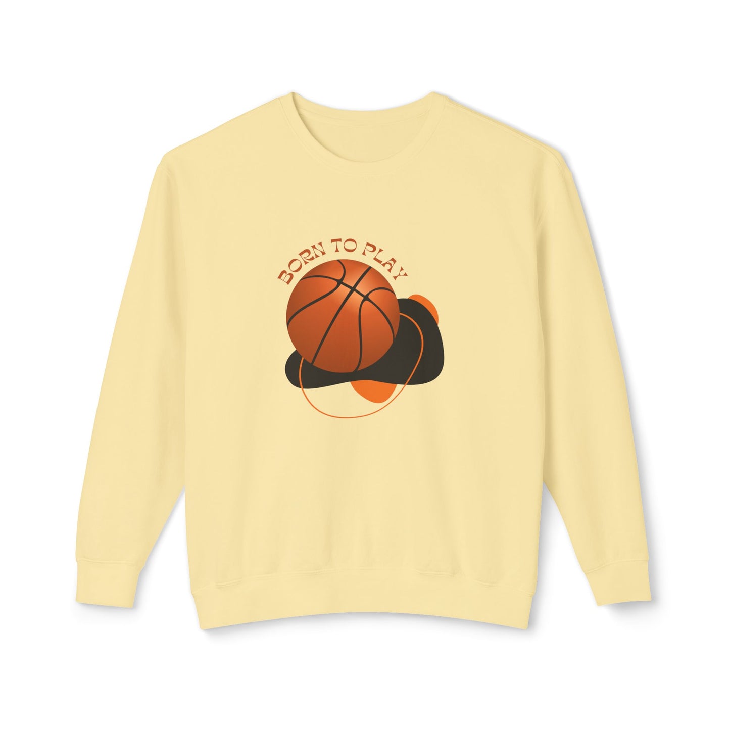 Born to Play Basketball - Unisex Lightweight Crewneck Sweatshirt - 10713