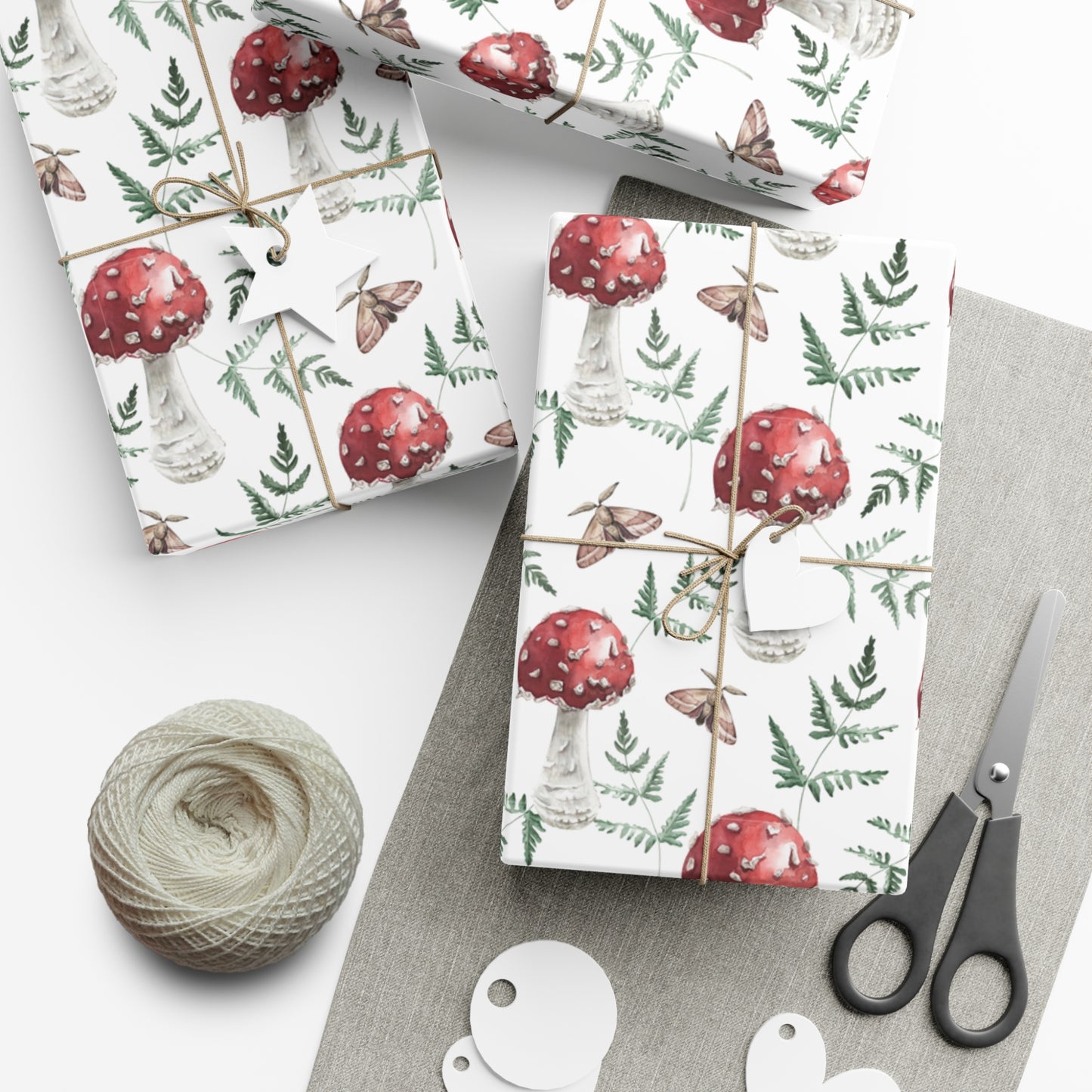 Red Mushroom - Gift Wrap Papers - 10242