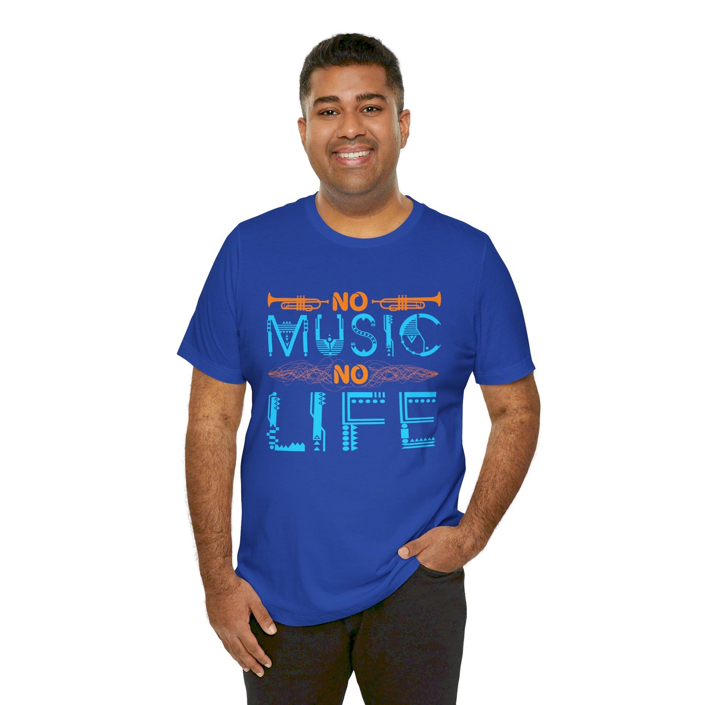 No Music No Life - Unisex Jersey Short Sleeve Tee