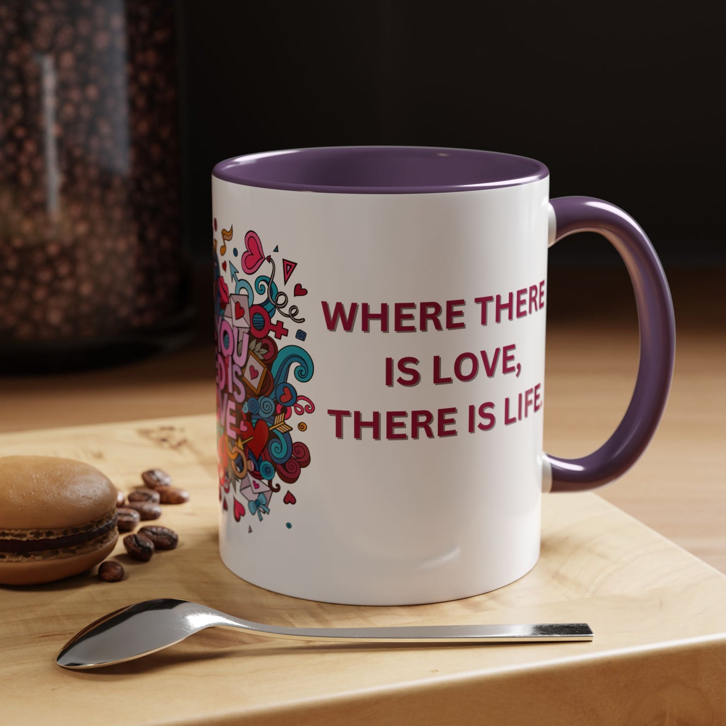 All You Need is Love - Accent Coffee Mug (11, 15oz) - 11430