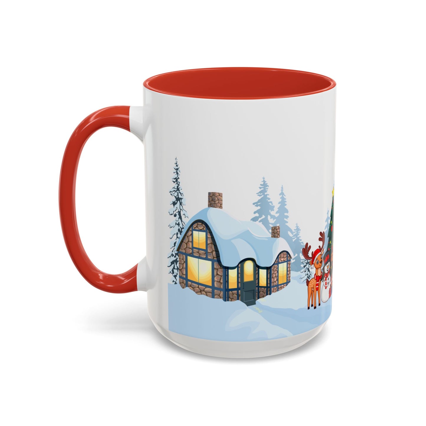 Outdoor Christmas Party - Accent Coffee Mug (11, 15oz) - 10454