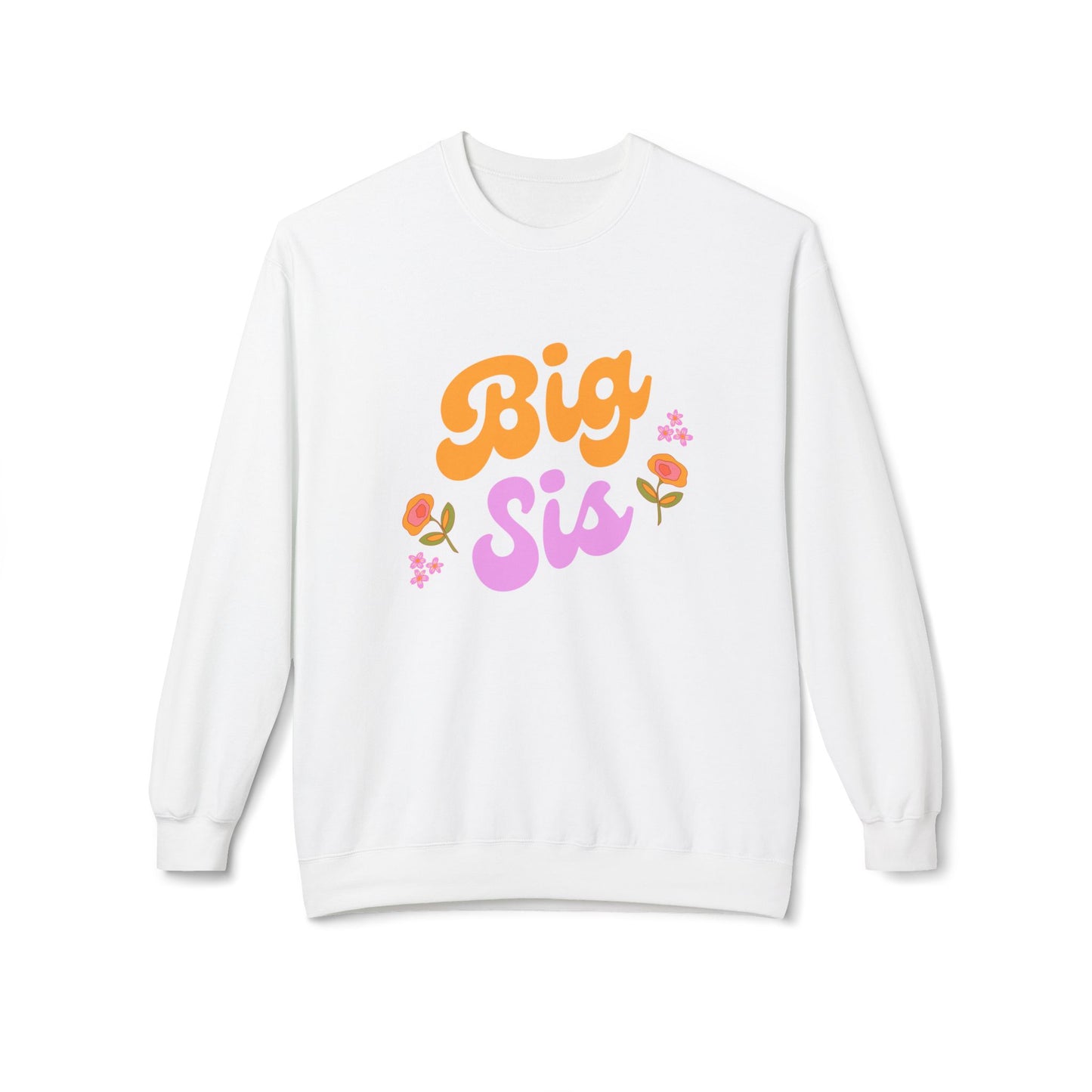 Big Sis - Unisex Midweight Softstyle Fleece Crewneck Sweatshirt - 11808