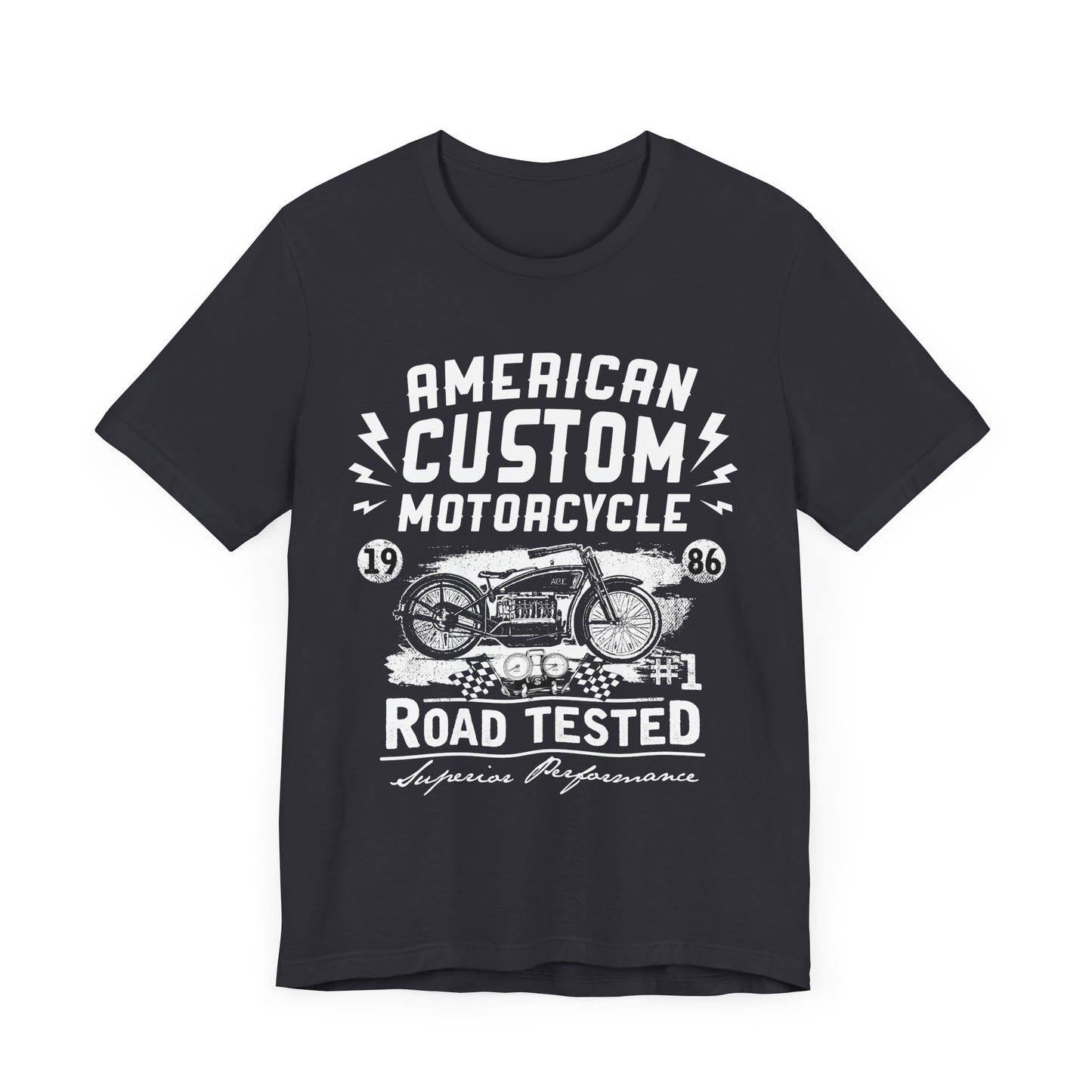American Custom Motorcycle - Unisex Jersey Short Sleeve Tee - 13402