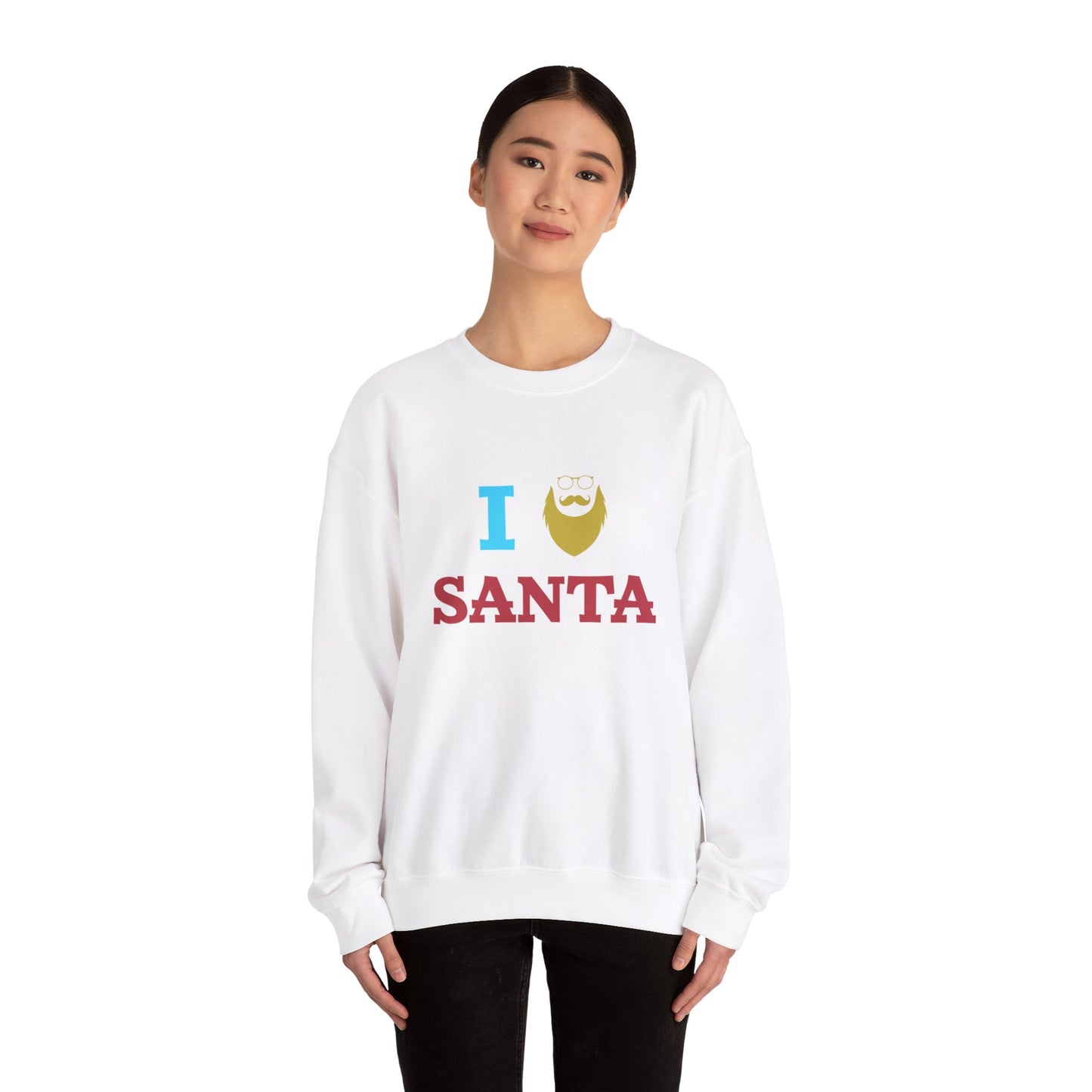 I love Santa - Unisex Heavy Blend™ Crewneck Sweatshirt