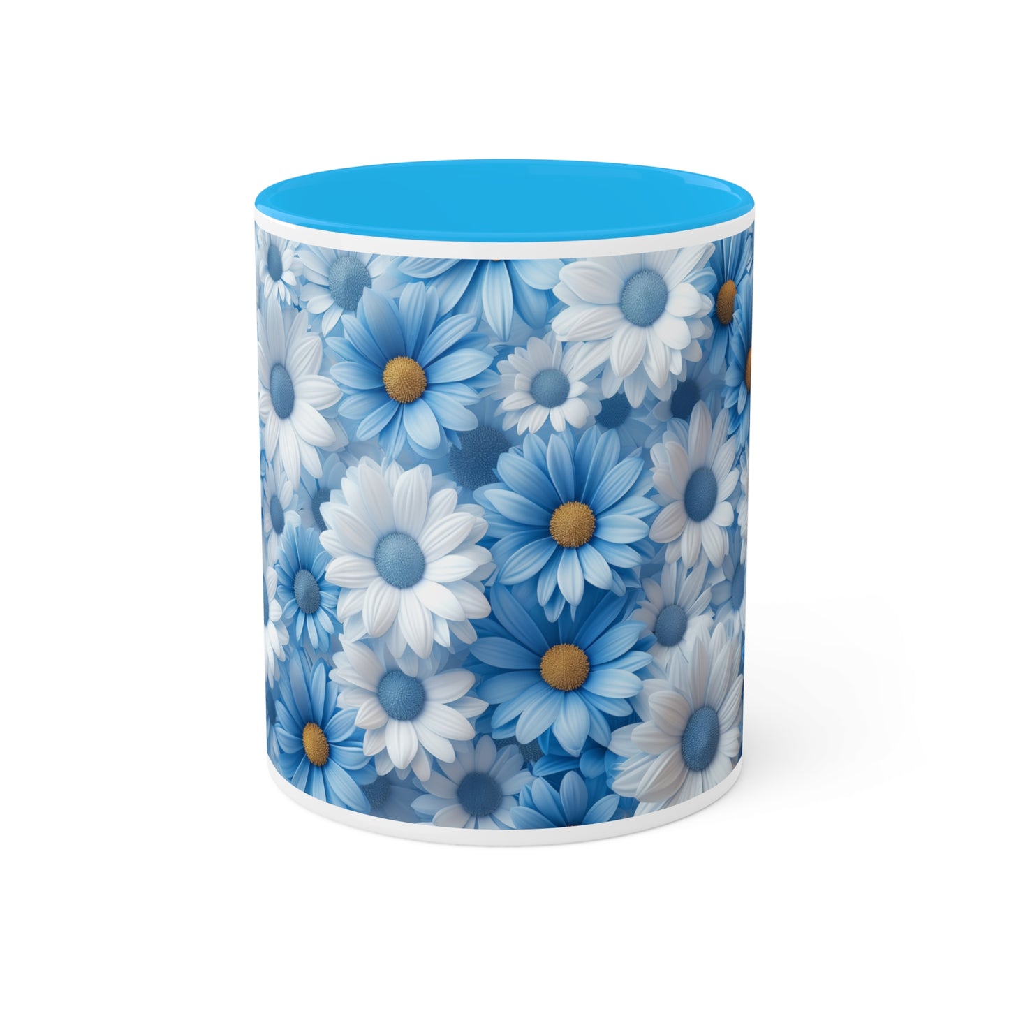 Peaceful blue blossoms - Colorful Mugs, 11oz