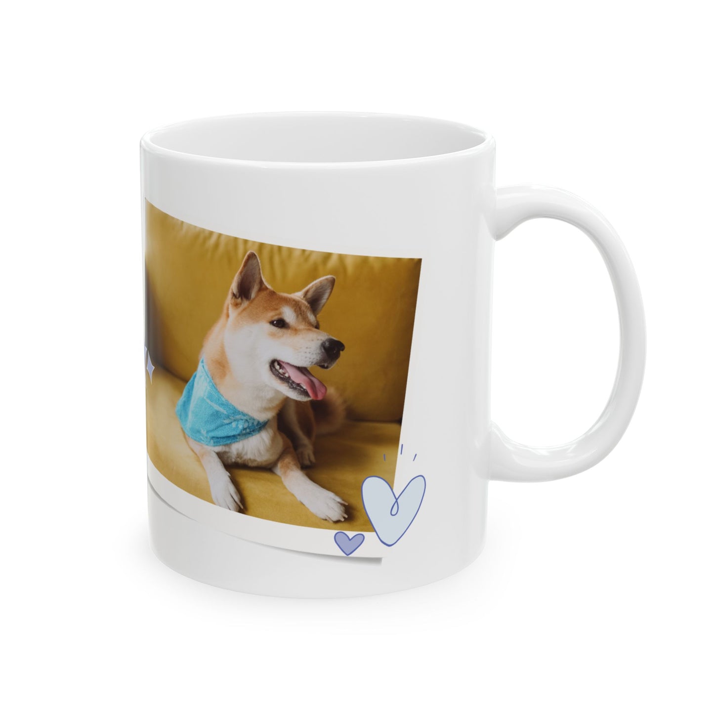 Personalized Pet Photo Mug, Dog Lover Gift, Customizable Coffee Cup, Animal Lover's Cup, Perfect for Birthdays, Pet Appreciation - 14162