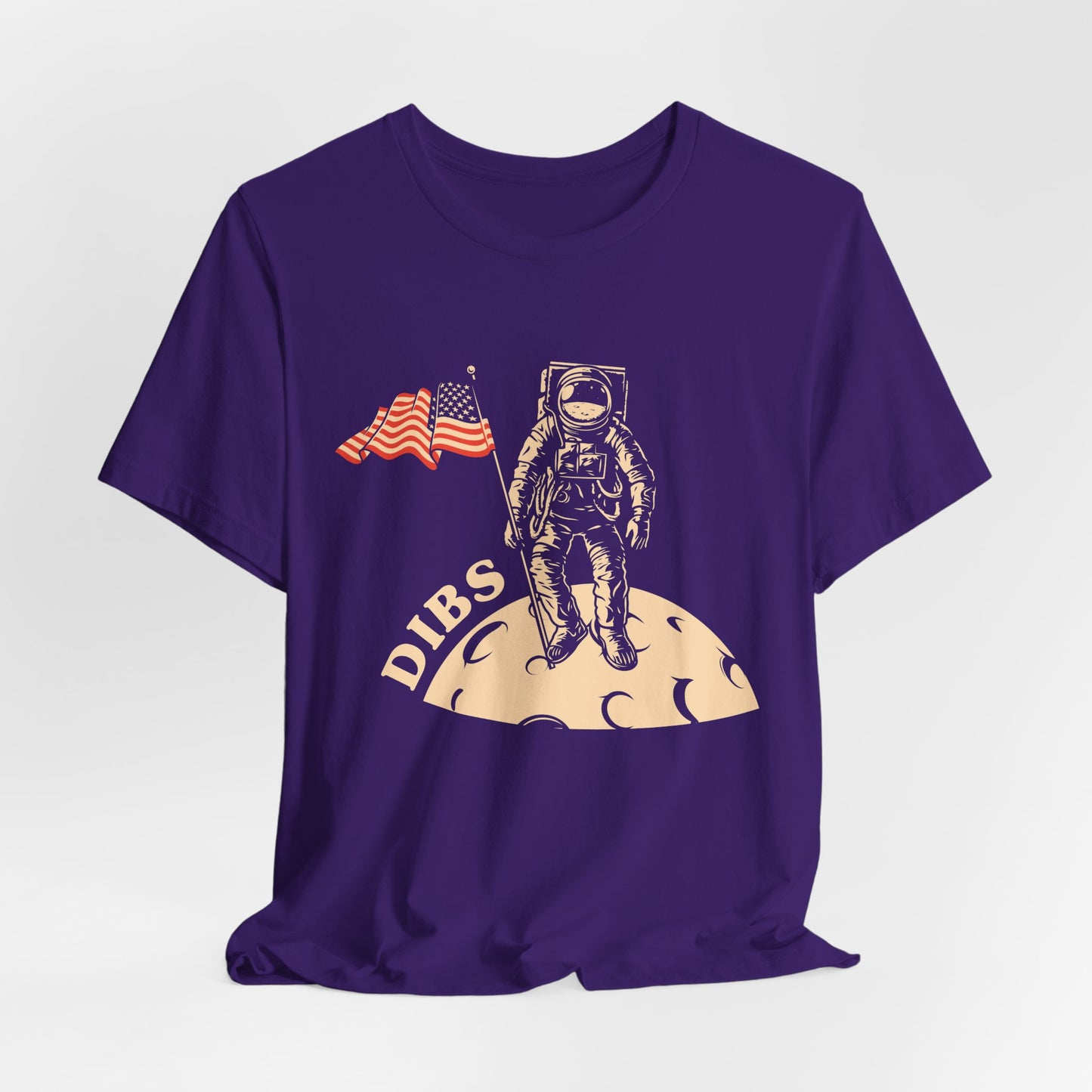 US, July 4th,  Astronaut Adventure Tee - DIBS on the Moon, Space Lover Shirt,  Unisex Astronaut Tee - 13737