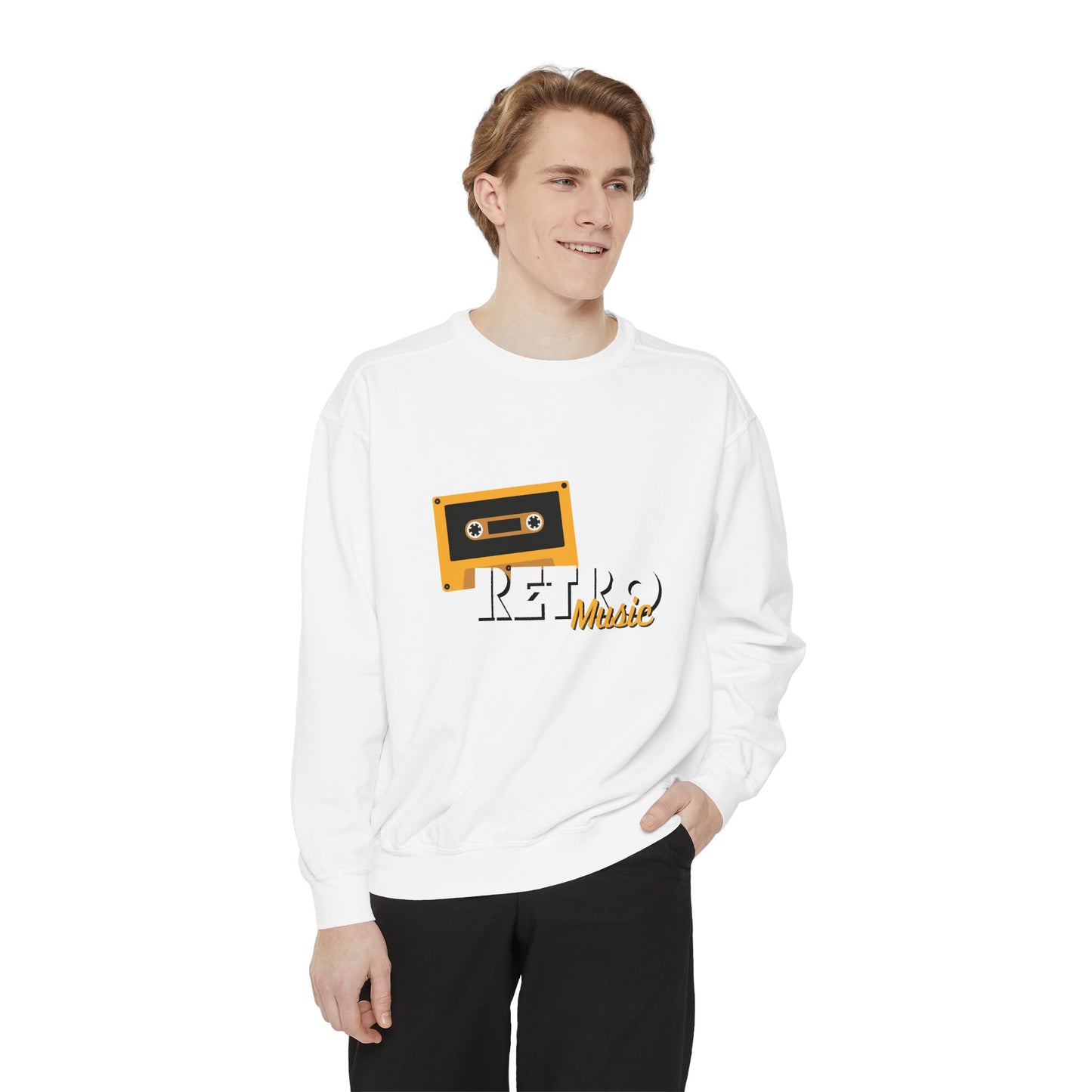 Retro Music - Unisex Garment-Dyed Sweatshirt - 10604