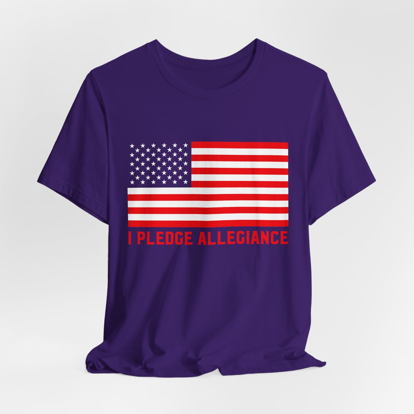 Patriotic Pledge Tee, Unisex T-Shirt for Celebrating Freedom, Independence Day Shirt Gift for Patriots - 13697