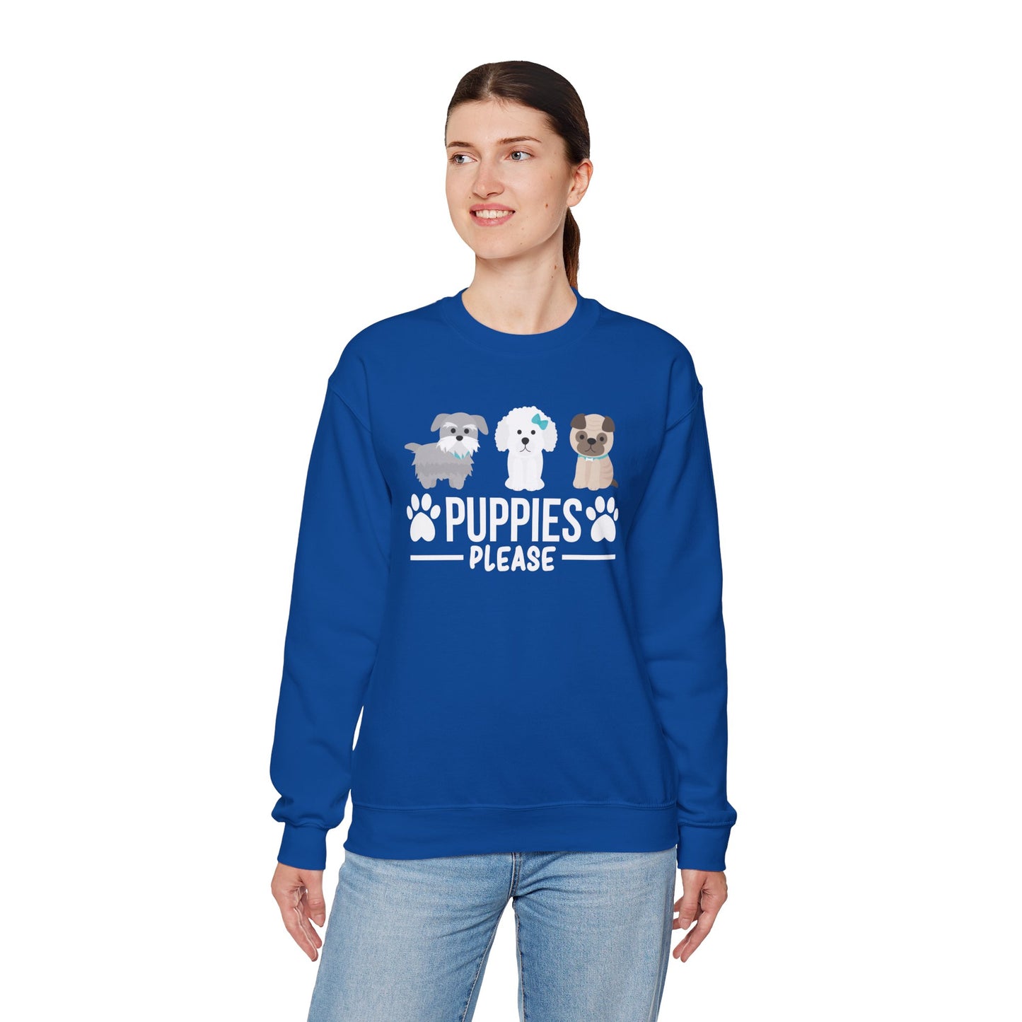 Puppies, Please - Unisex Heavy Blend™ Crewneck Sweatshirt