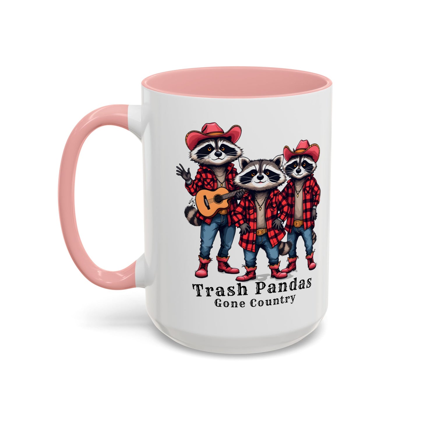 Trash Pandas Gone Country Mug – Funny Raccoon Band Coffee Mug Gift - 14860