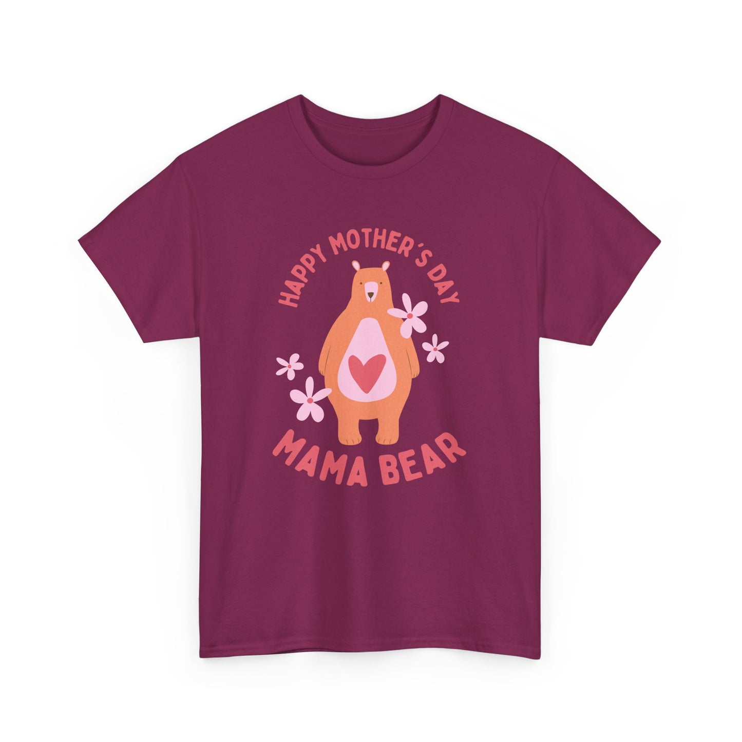 Mama Bear, Love From Jamie & Anna, Names Customizable - Unisex Heavy Cotton Tee - 11775