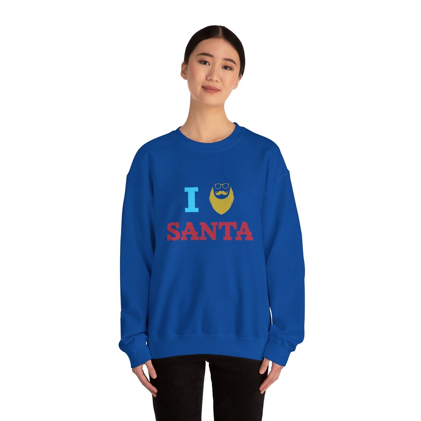 I love Santa - Unisex Heavy Blend™ Crewneck Sweatshirt