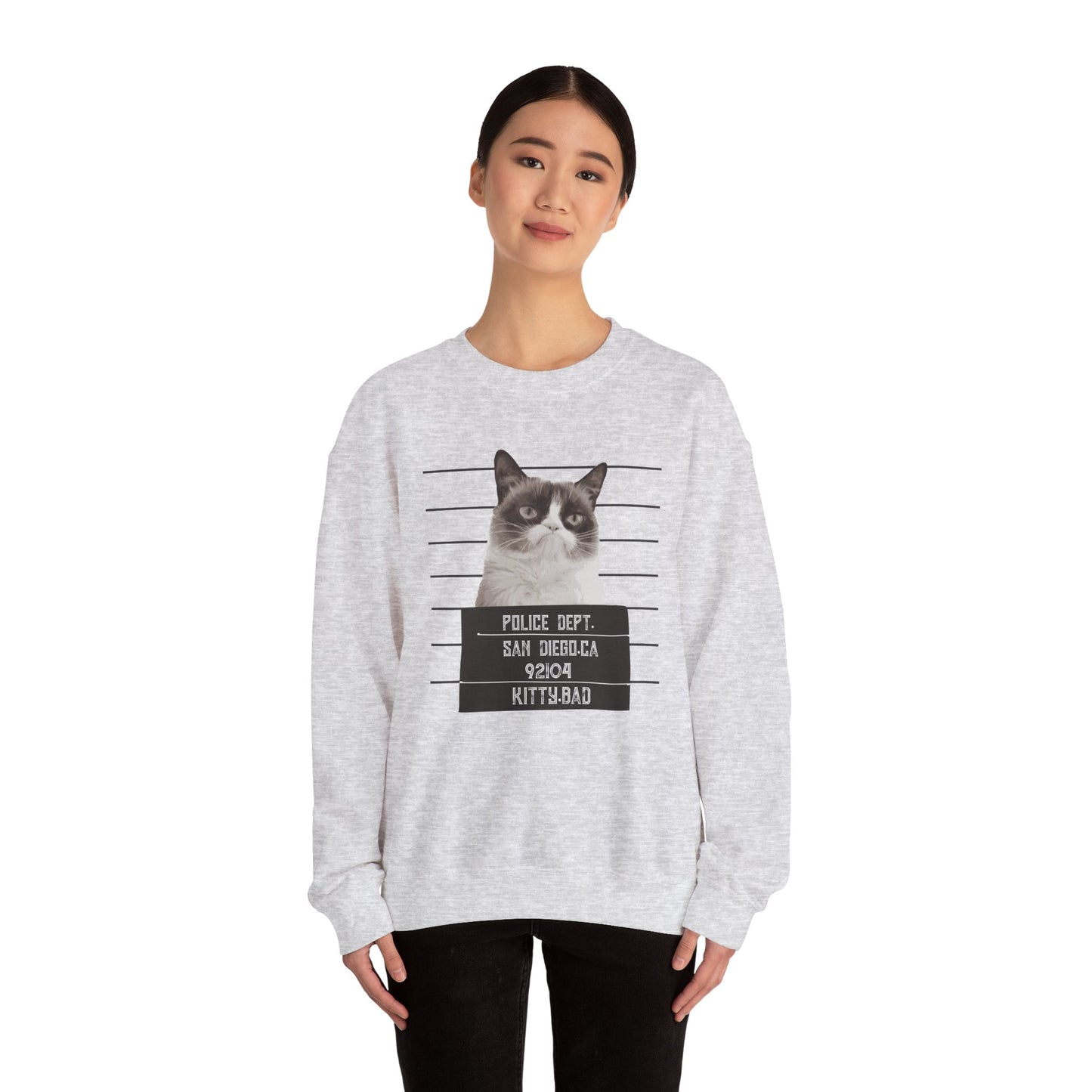 Kitty Bad - Unisex Heavy Blend™ Crewneck Sweatshirt