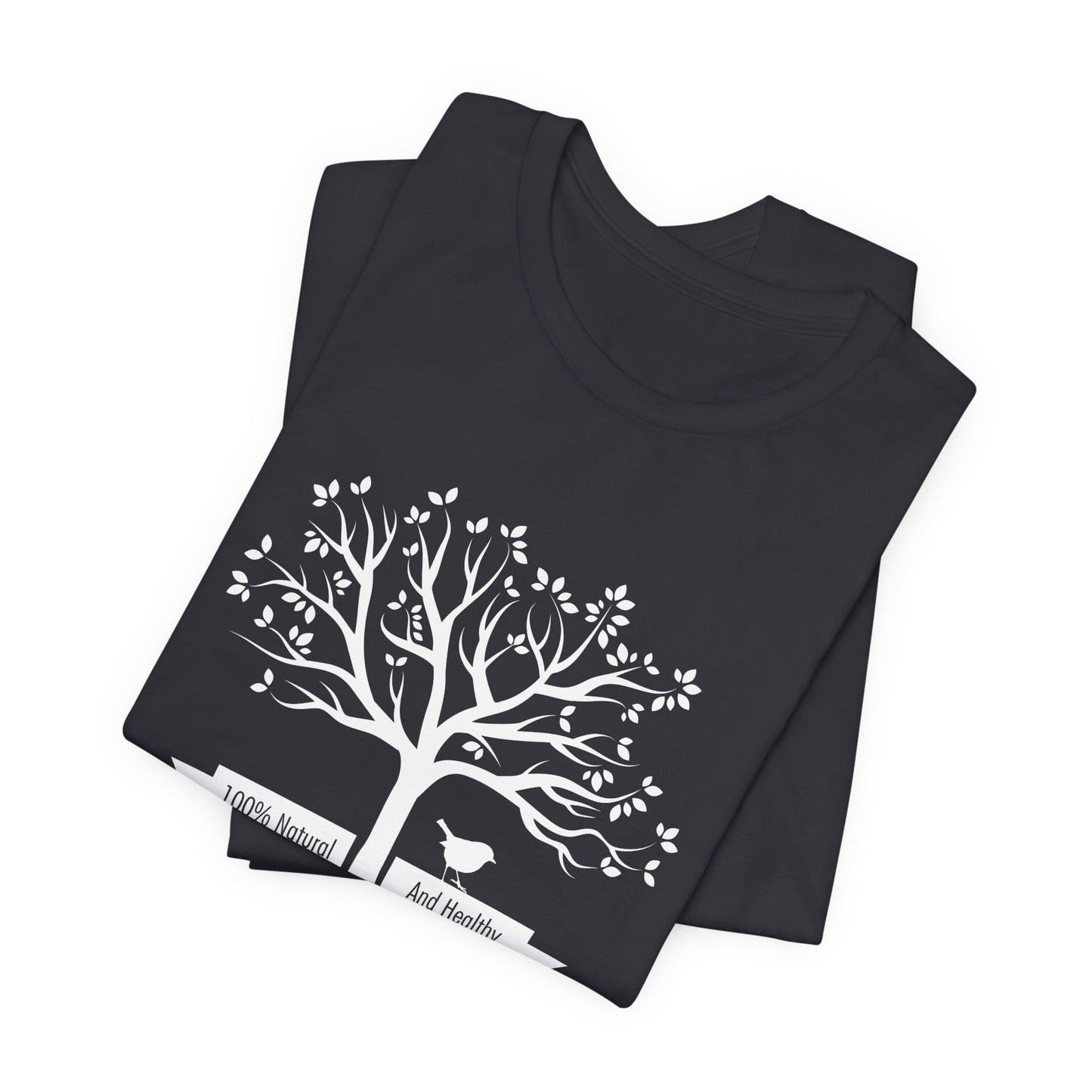 Vegan: 100% Natural And Healthy, Raised By Veggies - Unisex Jersey Short Sleeve Tee - 12396