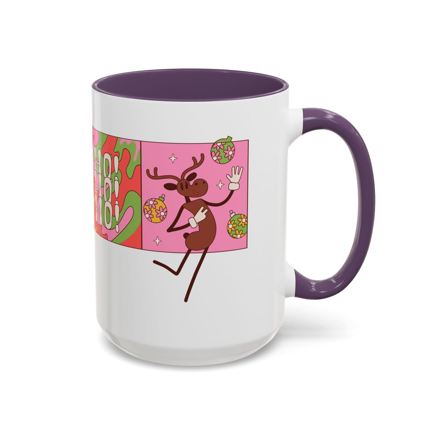 Merry Christmas - Accent Coffee Mug (11, 15oz) - 10916