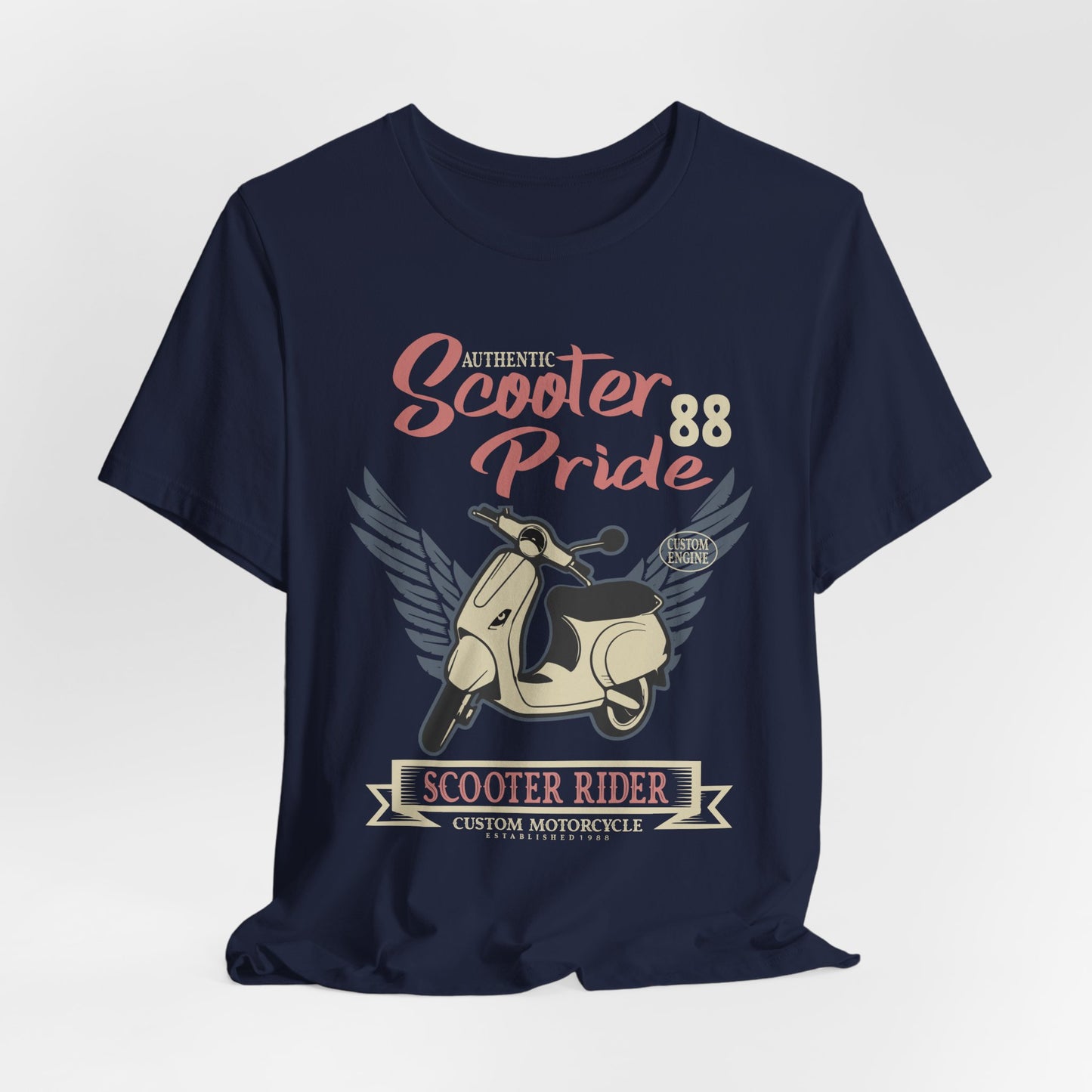 Authentic Scooter Pride - Unisex Jersey Short Sleeve Tee - 13300