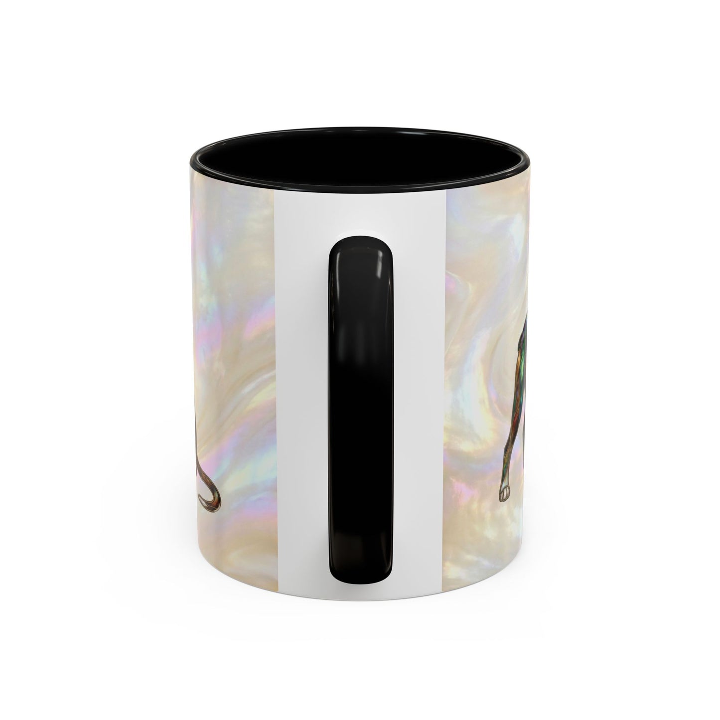 Boxer Accent Coffee Mug -Stained Glass Style (11/15oz) - 14621