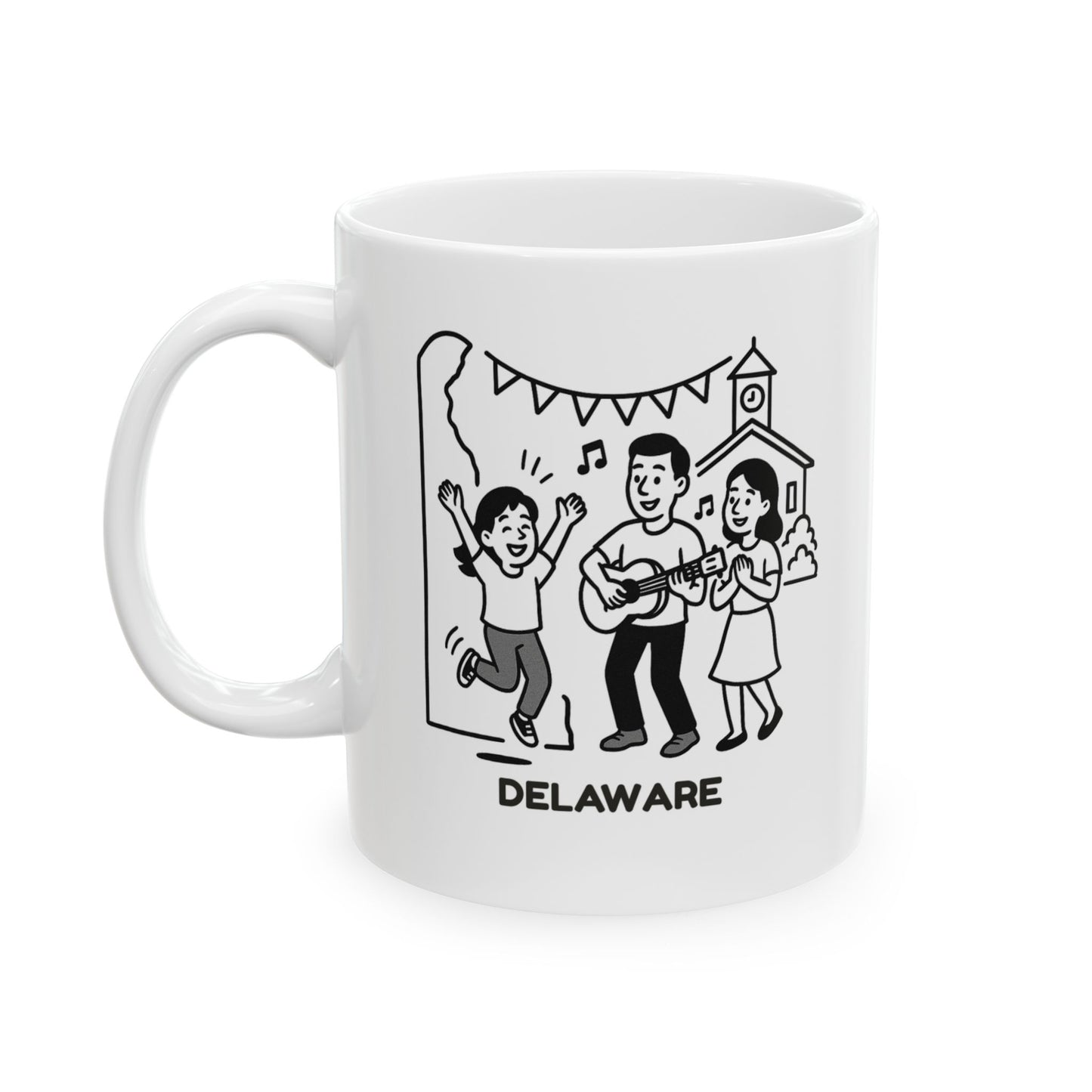 "In Delaware, we take ‘small-town vibes’ and turn them into big-time fun." Ceramic Mug - 14180
