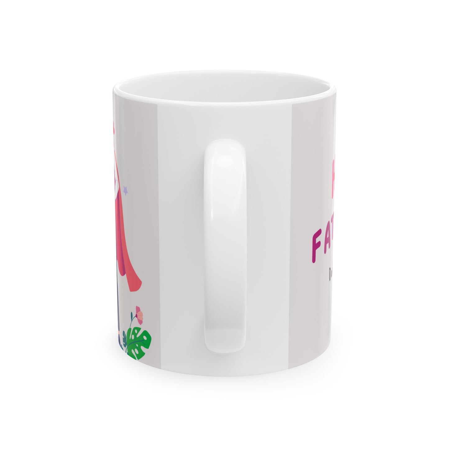 Happy Father's Day Ceramic Mug - Perfect Gift for Dad - 12897