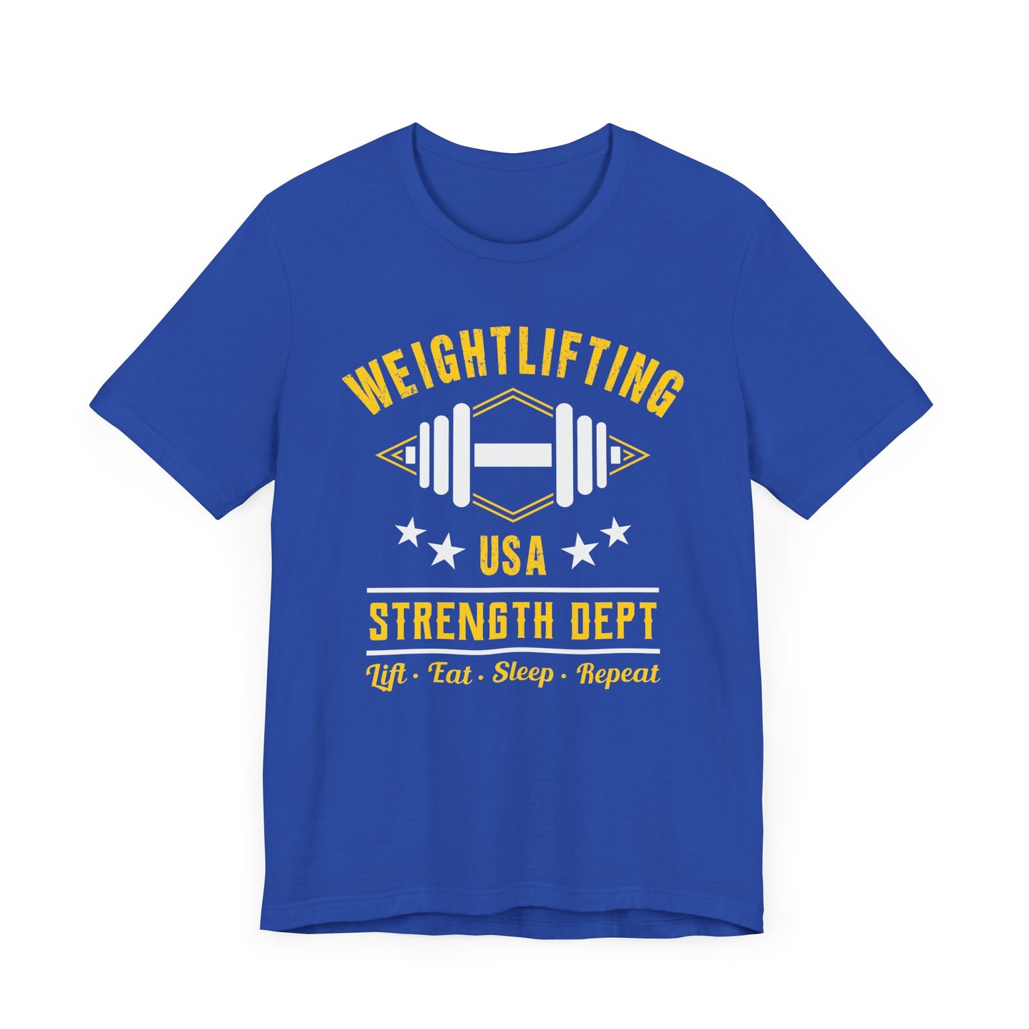 Gym: Weightlifting  - Unisex Jersey Short Sleeve Tee