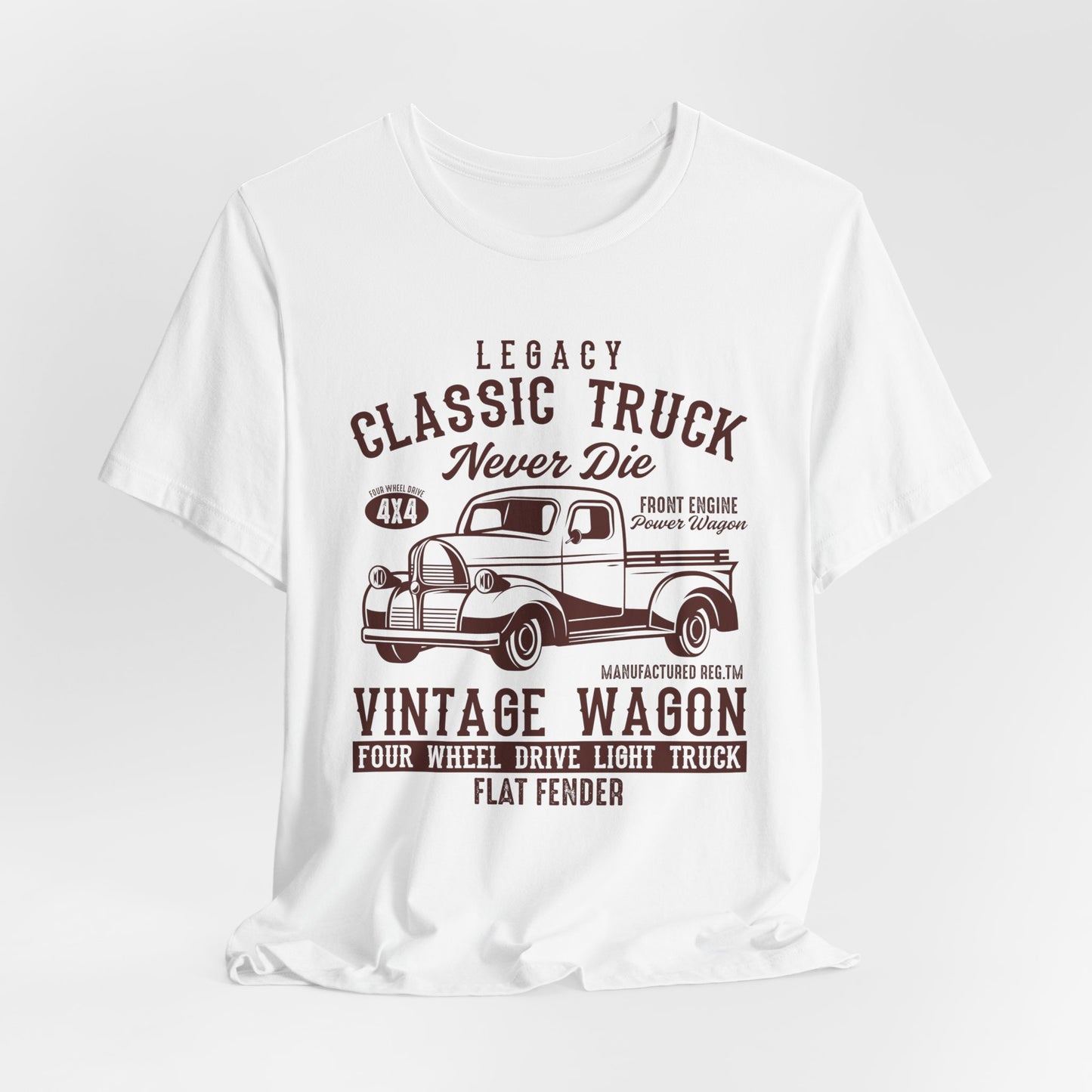 Legacy Classic Truck Never Die - Unisex Jersey Short Sleeve Tee - 12898