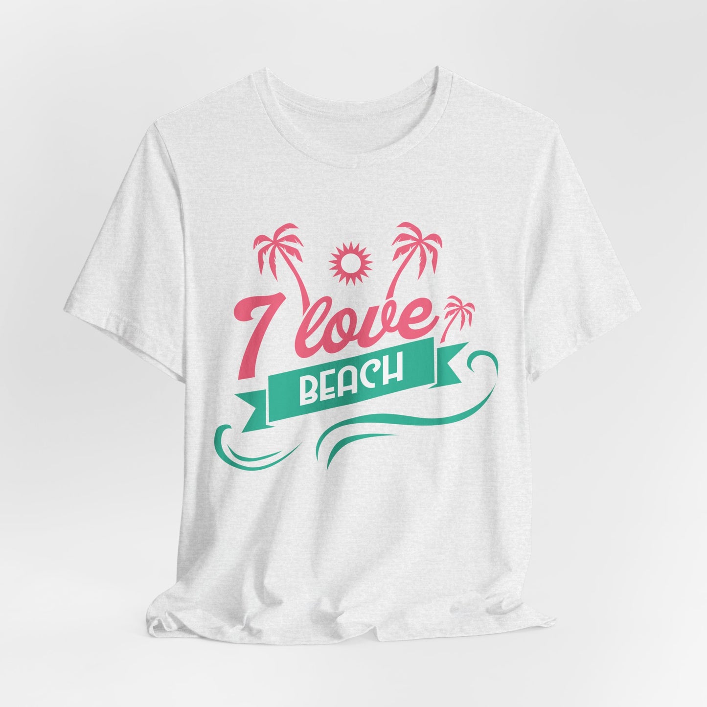 I Love Beach - Unisex Jersey Short Sleeve Tee - 13173