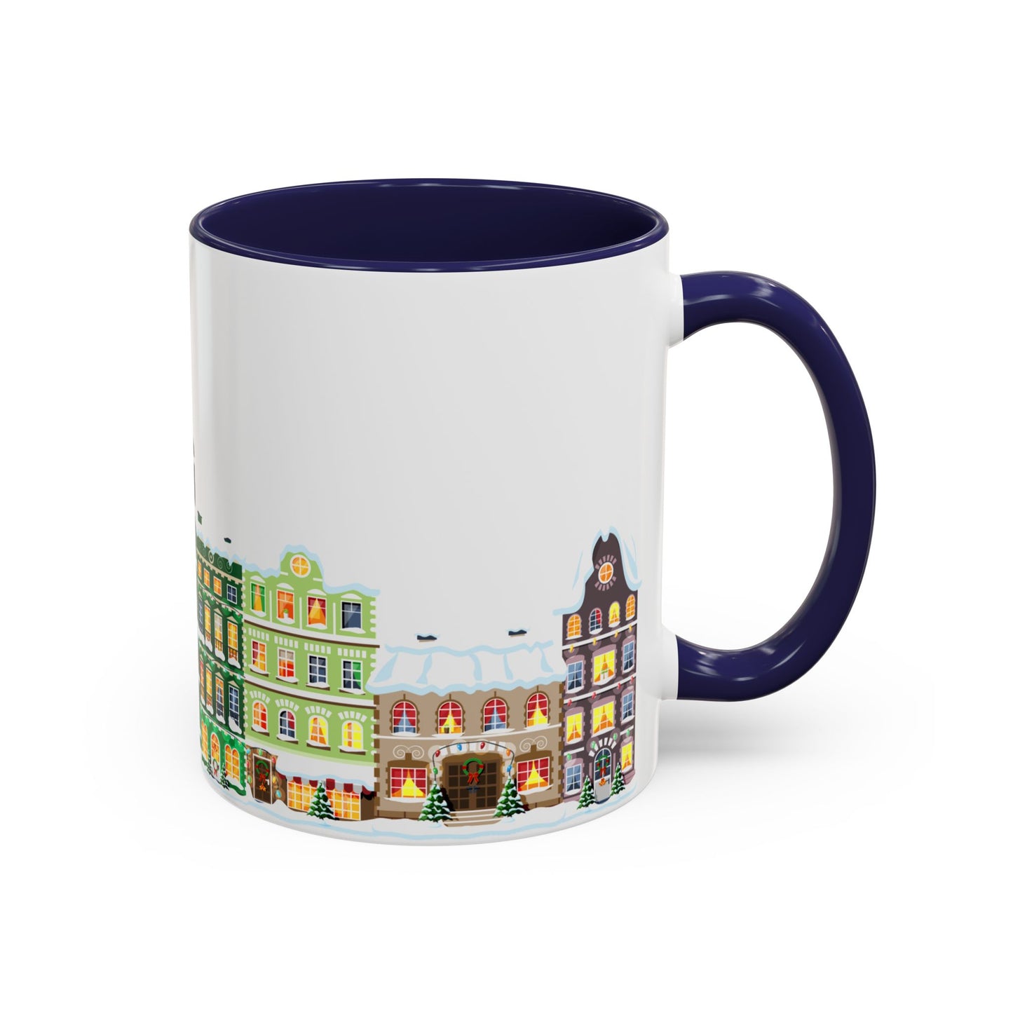 Christmas Houses - Accent Coffee Mug (11, 15oz) - 10438