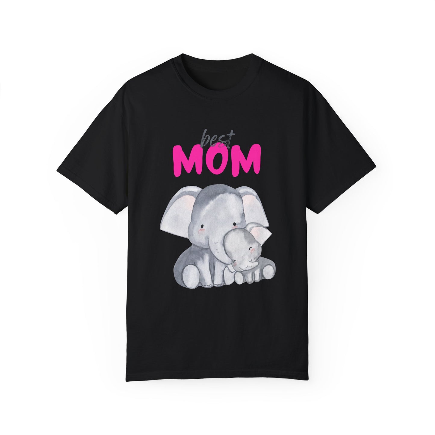 Best Mom Elephant Graphic T-Shirt for Mother's Day - 11820