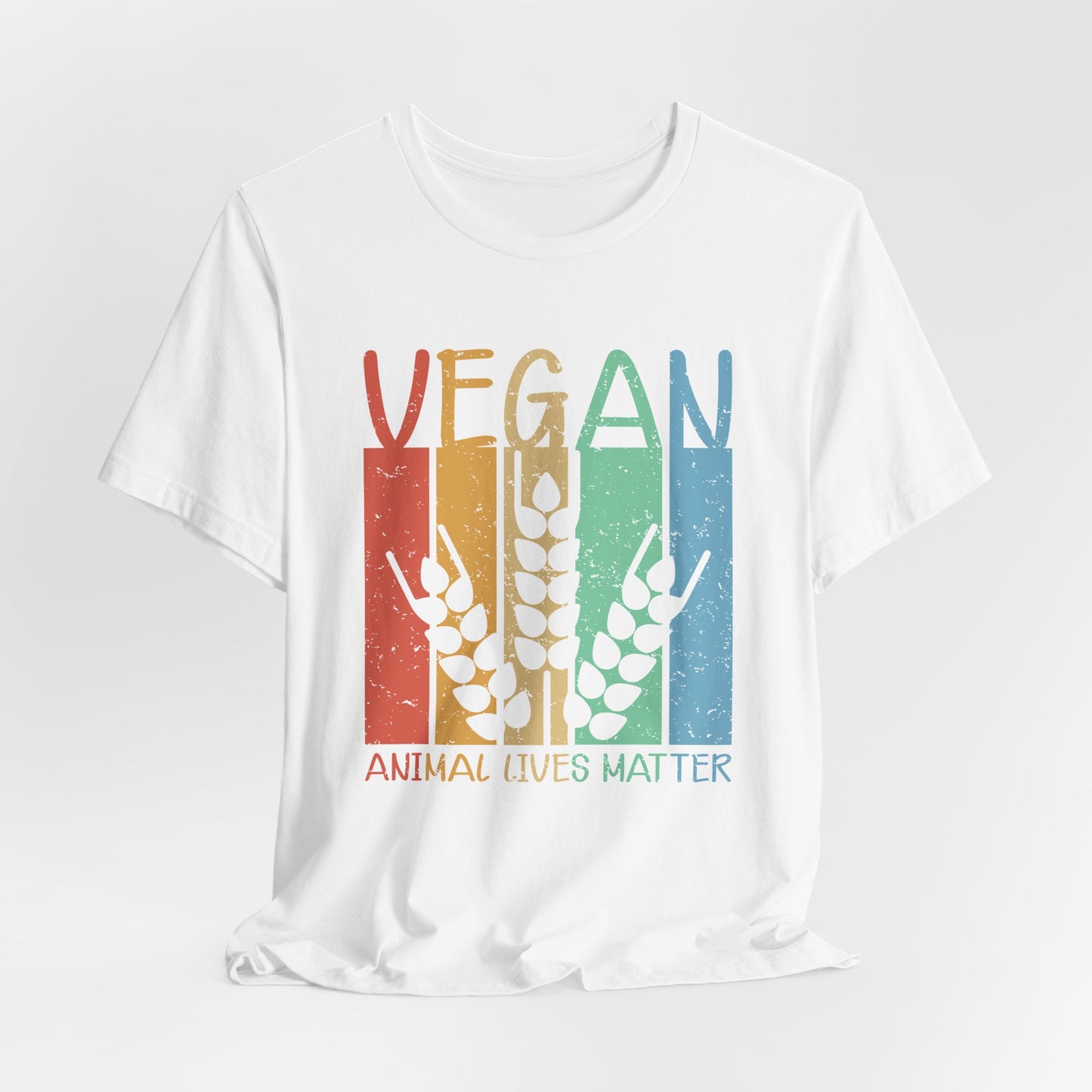 Vegan: Animal Lives Matter - Unisex Jersey Short Sleeve Tee - 12069