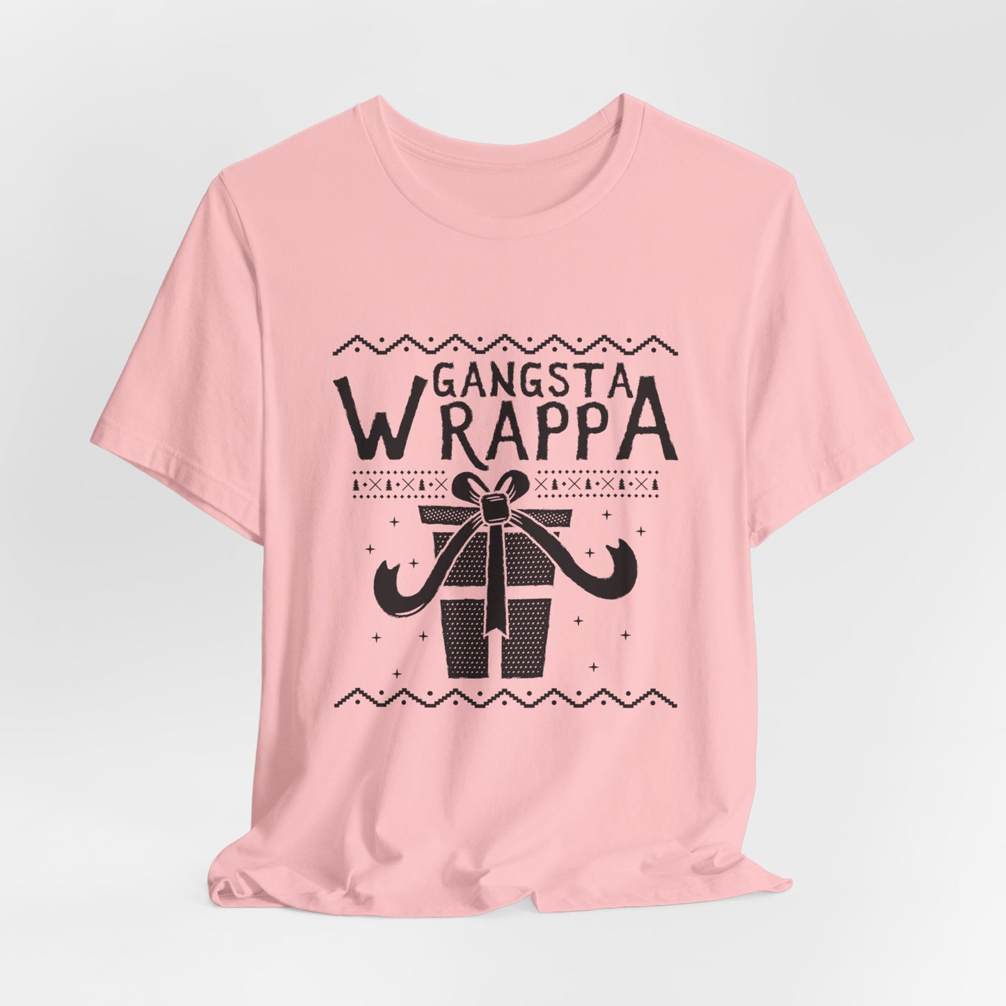 Christmas: Gangsta Wrappa - Unisex Jersey Short Sleeve Tee