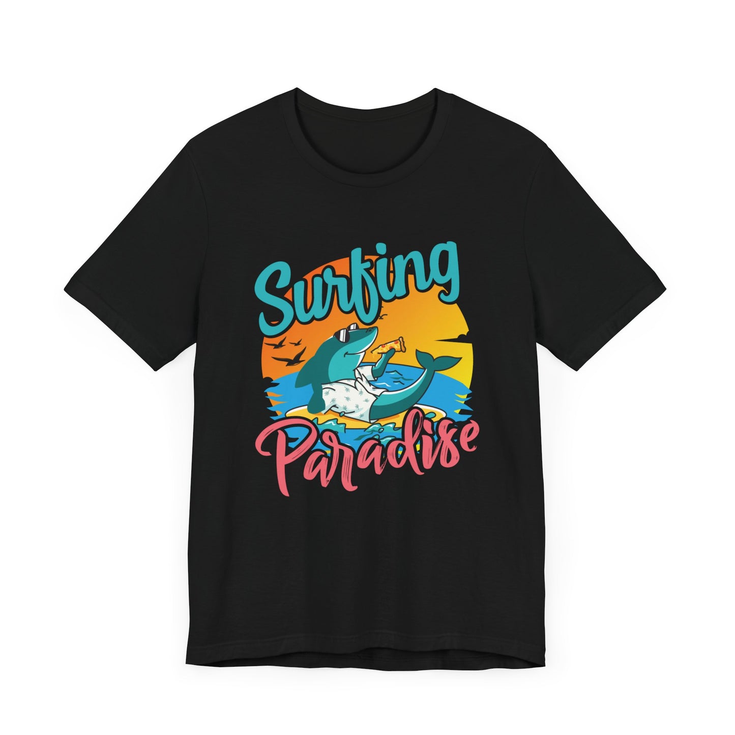 Surfing Paradise - Unisex Jersey Short Sleeve Tee - 13092