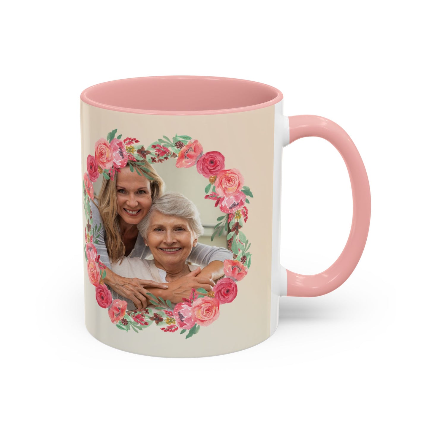 Floral Mother’s Day Coffee Mug, Photo Customizable - Happy Mother’s Day Gift - 12284