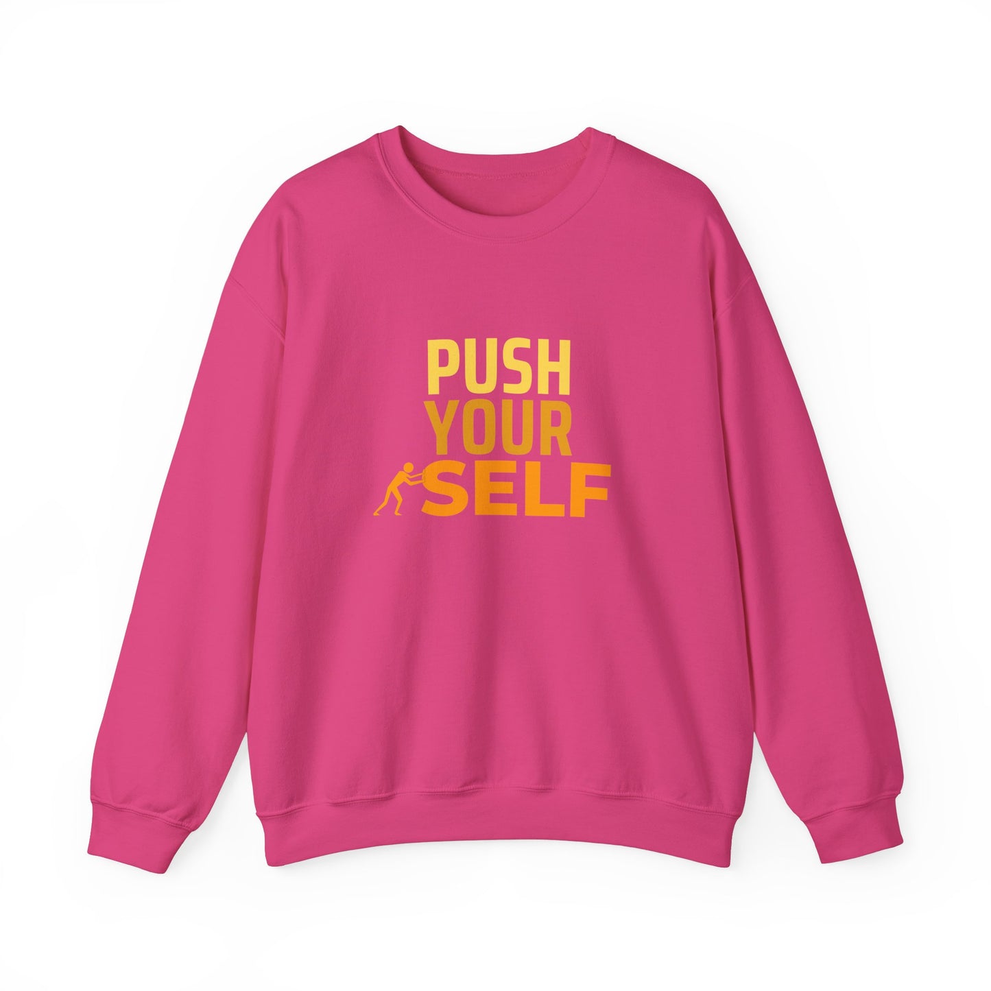 Push Yourself - Unisex Heavy Blend™ Crewneck Sweatshirt - 10591