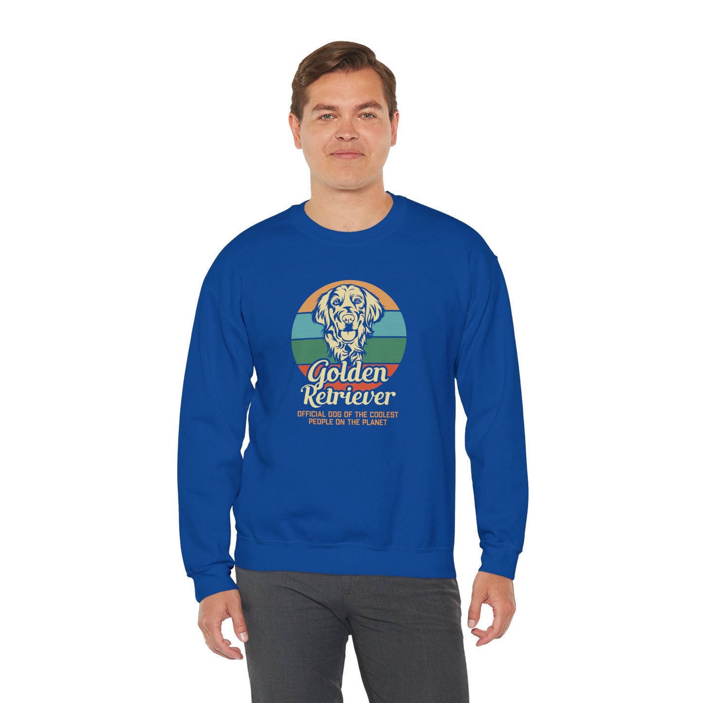 Golden Retriever - Official Dog of the Coolest People on the Planet - Unisex Heavy Blend™ Crewneck Sweatshirt