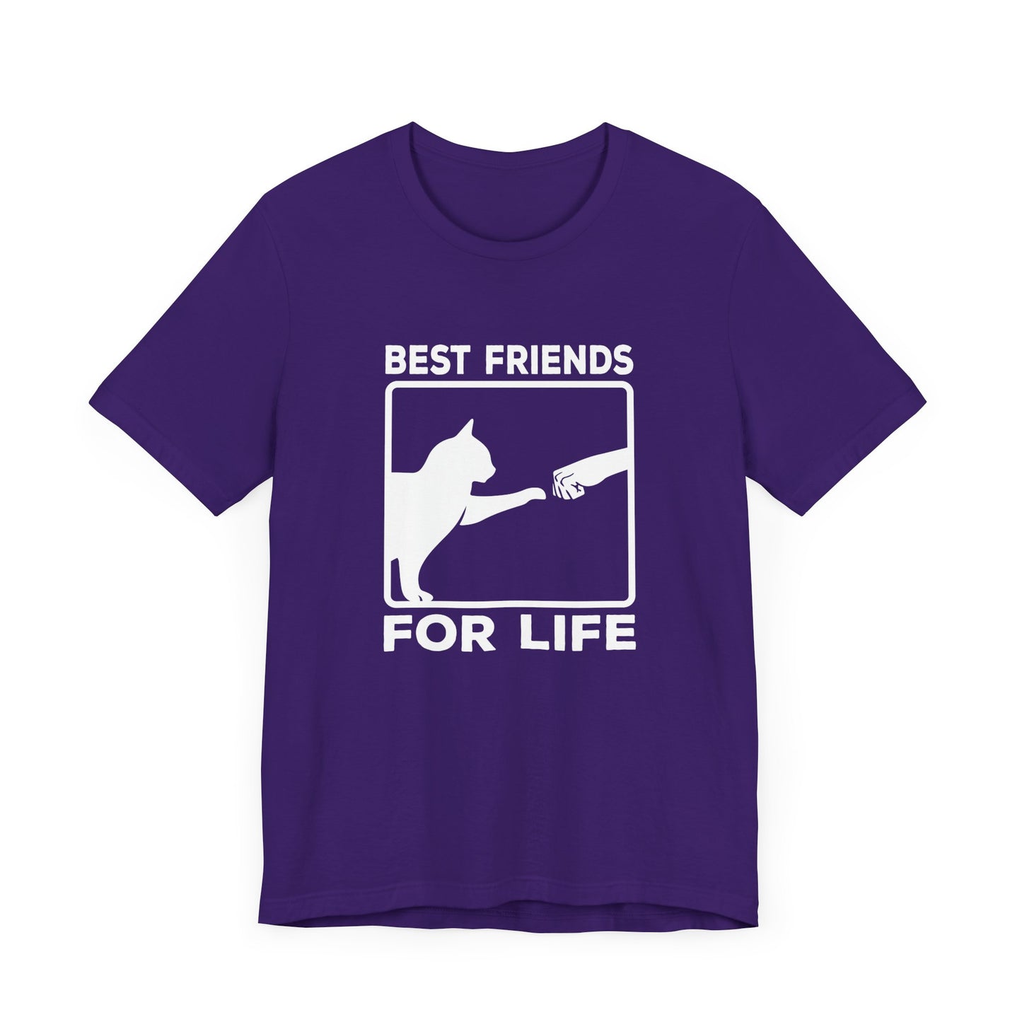 Cats, Best Friends For life - Unisex Jersey Short Sleeve Tee