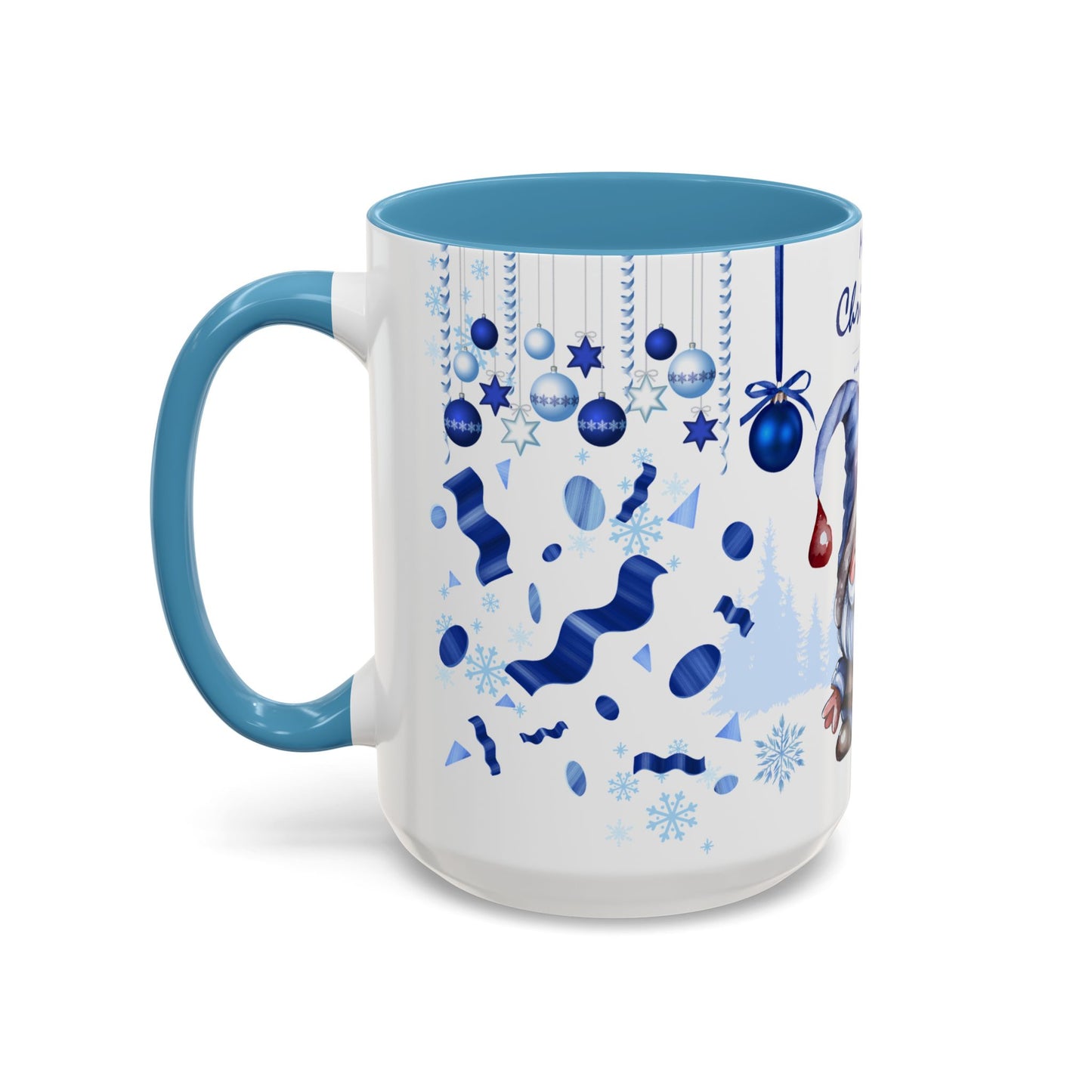 Blue Christmas - Accent Coffee Mug (11, 15oz)