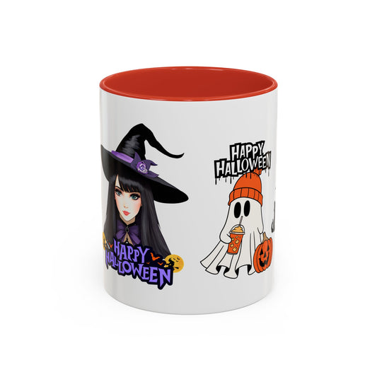 Happy Halloween - Accent Coffee Mug (11, 15oz)