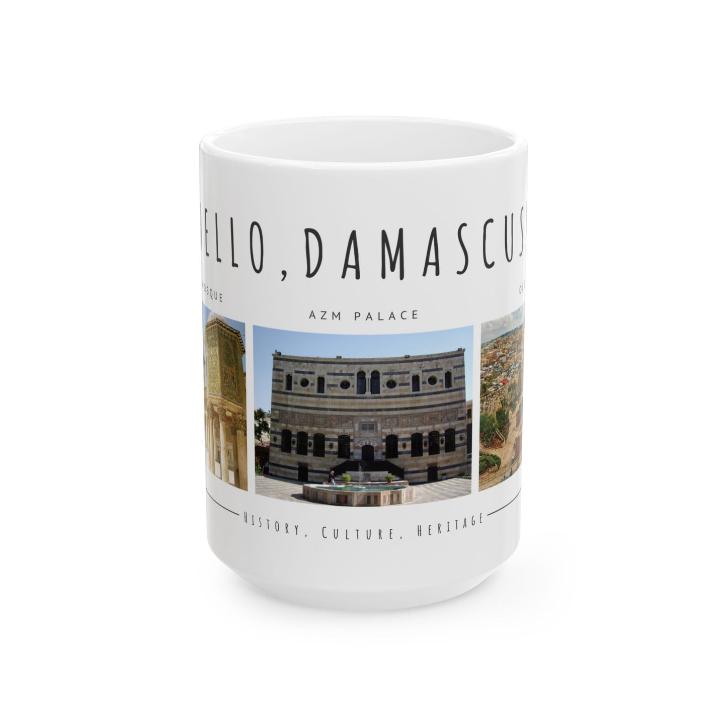 Hello Damascus! Ceramic Mug - 11oz & 15oz - 12239