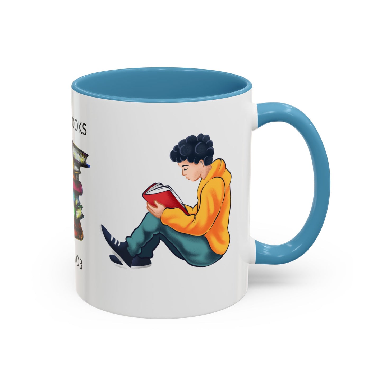 Reading Books, It's My Job - Accent Coffee Mug (11, 15oz) - 10690